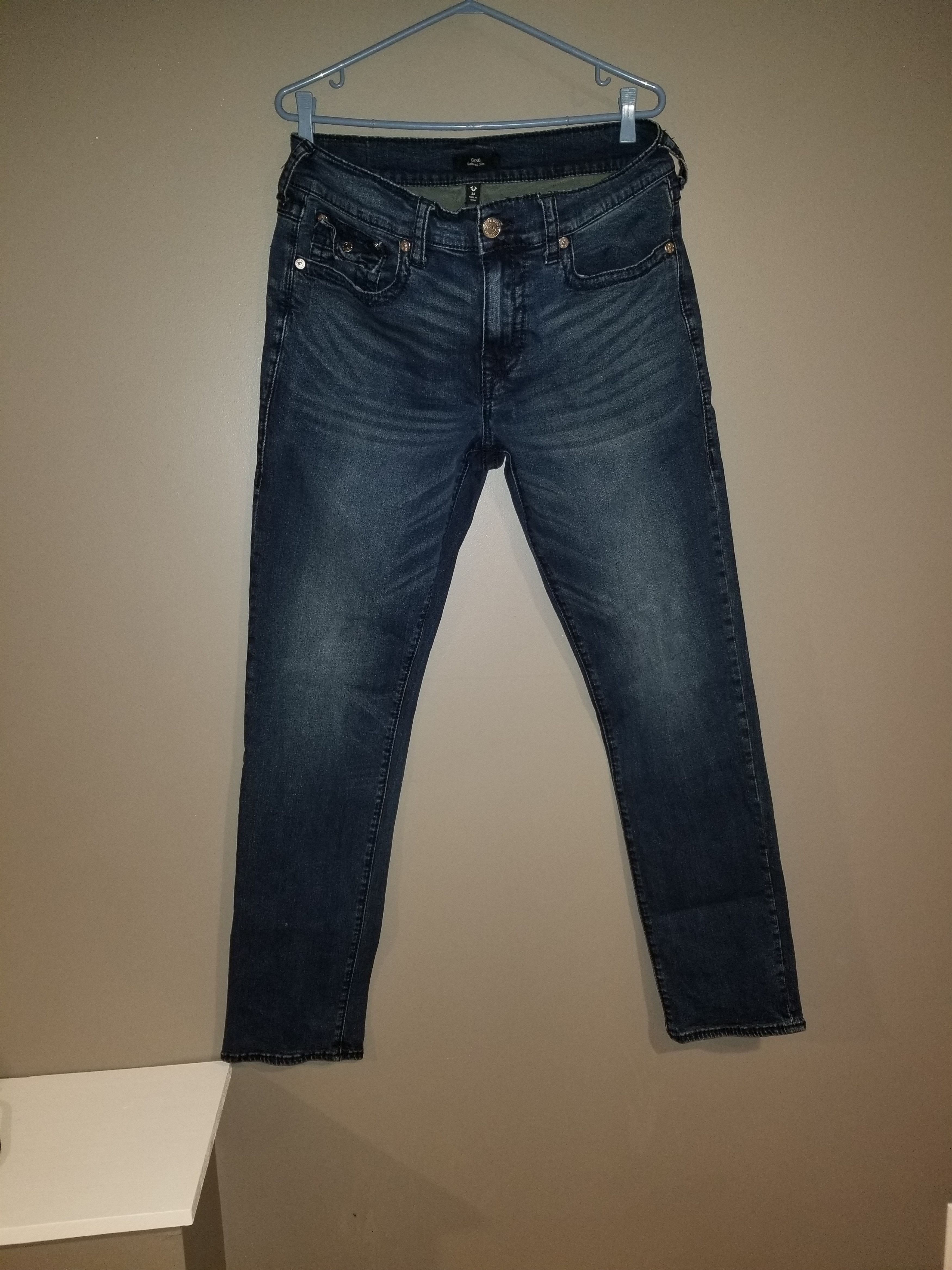 True Religion True religion black stitch jeans Size US 34 / EU 50 - 2 Thumbnail