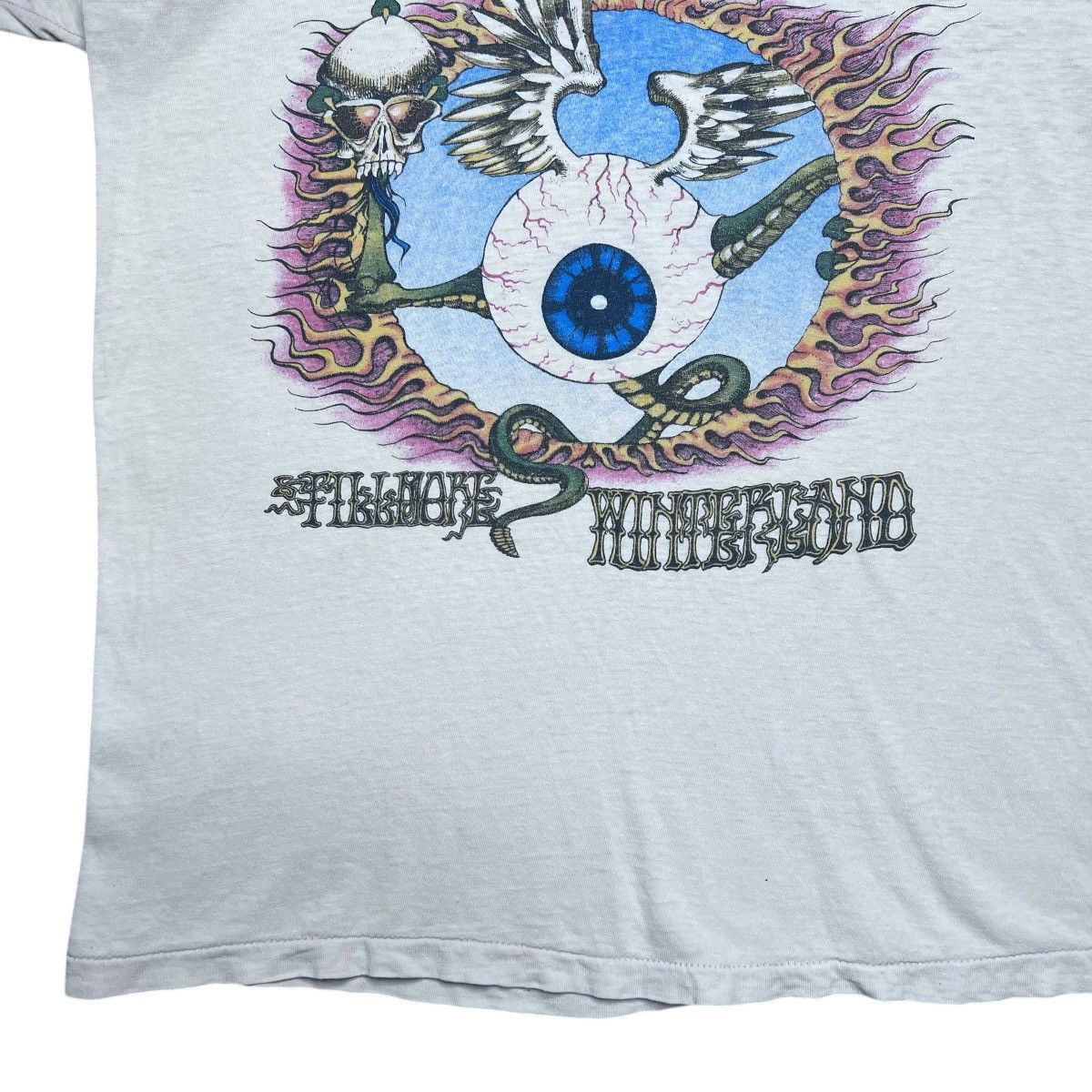 Band Tees 1973 Jimi Hendrix Winterland Eyeball Rick Griffin Art TShirt Size US M / EU 48-50 / 2 - 7 Thumbnail
