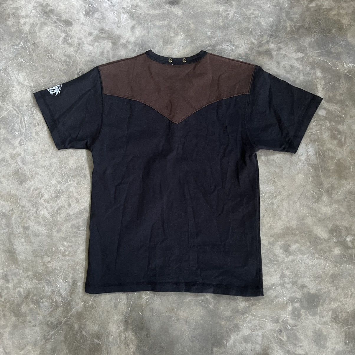 Japanese Brand 2000s Calm Flow Western Poem gothic T-Shirt Size US M / EU 48-50 / 2 - 2 Thumbnail