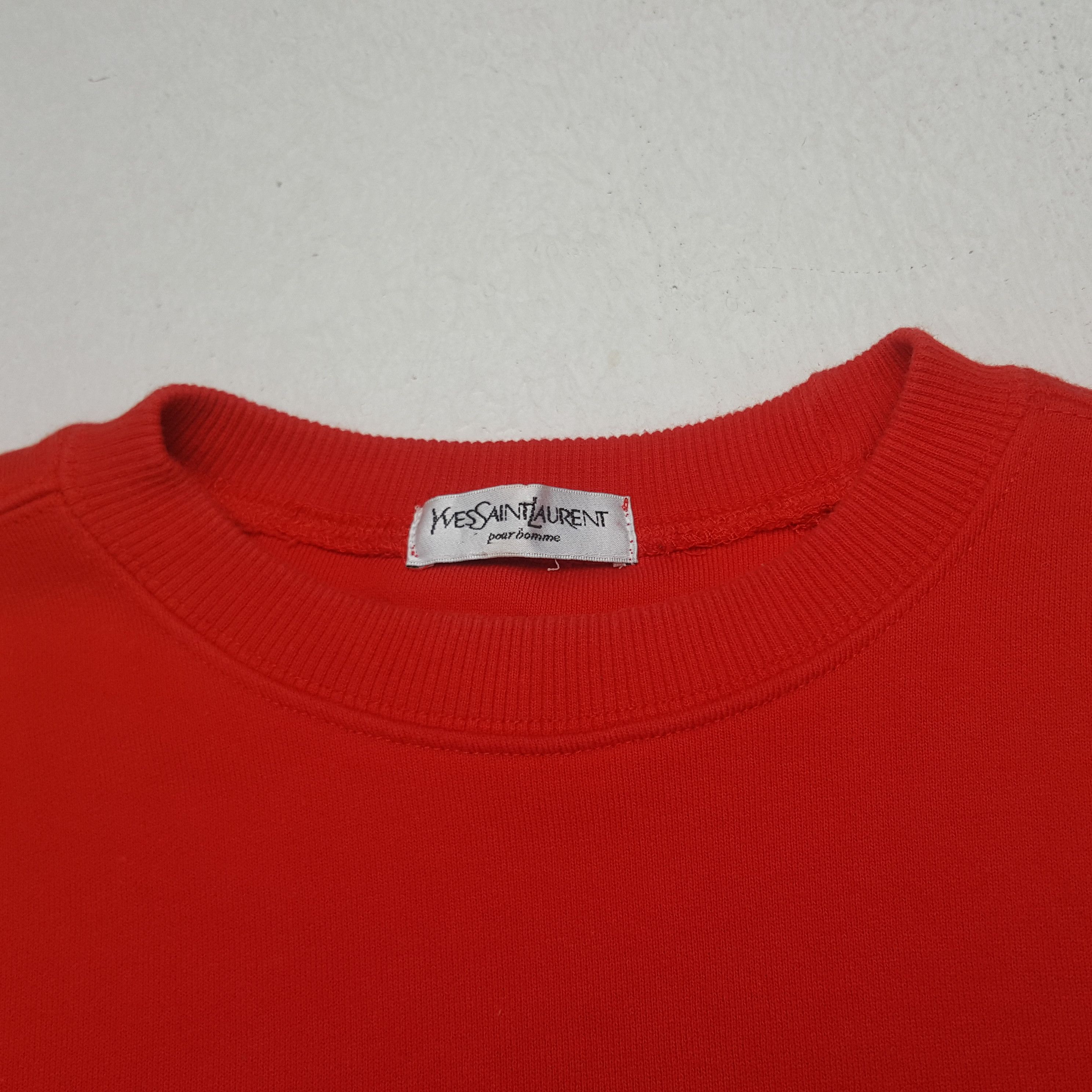 Designer × Vintage × Yves Saint Laurent Vintage Yves Saint Laurent Sweatshirt Size US L / EU 52-54 / 3 - 4 Thumbnail
