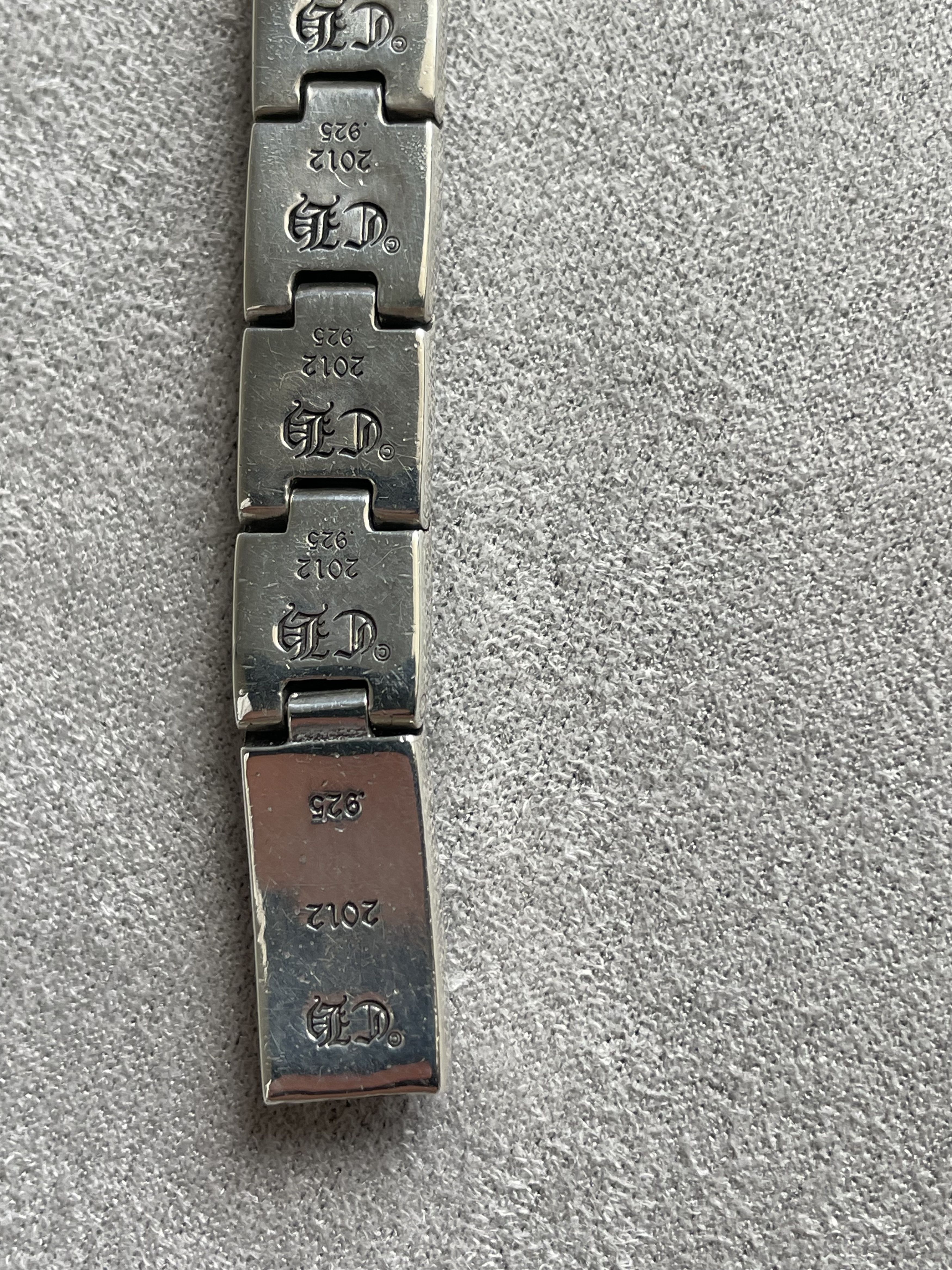 Chrome Hearts Chrome Hearts Silver Diamonds Pyramid Hinged Plus Bracelet Size ONE SIZE - 10 Thumbnail