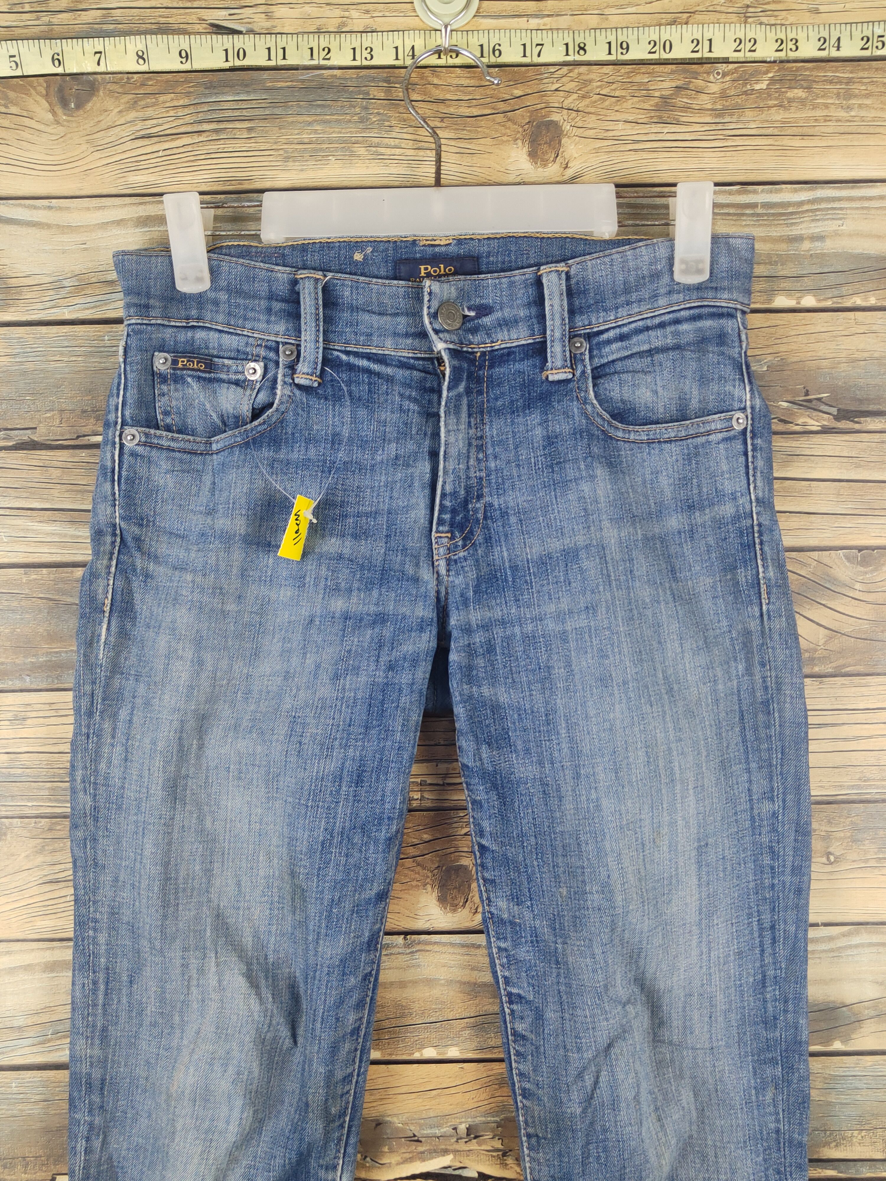 Polo Ralph Lauren Polo Ralph Lauren Blue Distressed Ripped Jeans #W2011 Size 29" - 2 Thumbnail