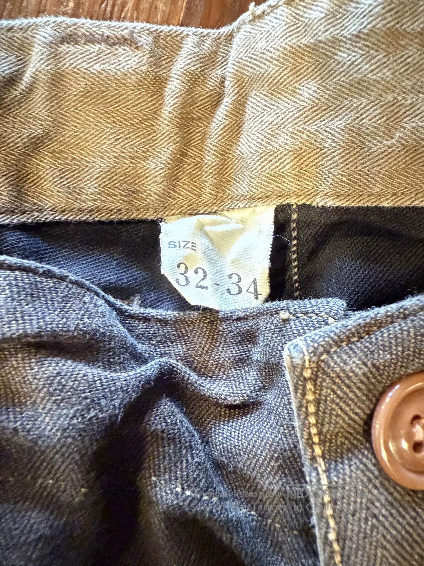 Freewheelers Freewheelers Olive Green Cargo Pants. Size US 32 / EU 48 - 3 Thumbnail