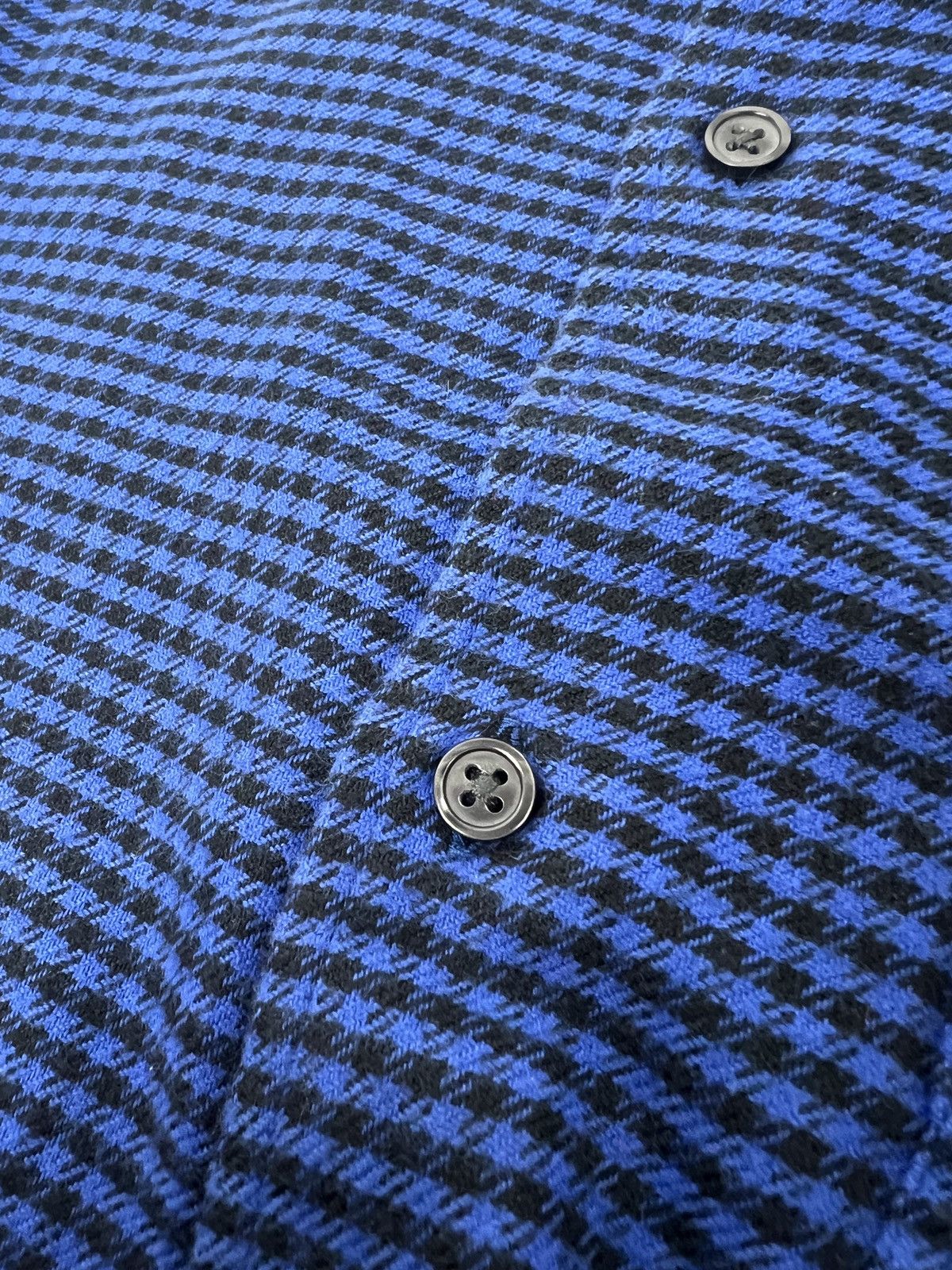 Supreme Houndstooth Royal Blue Button Up Down Shirt Size US XL / EU 56 / 4 - 6 Thumbnail