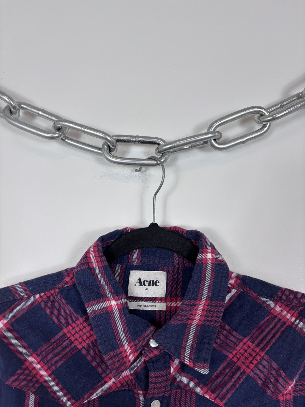 Acne Studios Acne Studios Western AW10 Men’s Pop Classics Flannel Shirt Size US M / EU 48-50 / 2 - 4 Thumbnail
