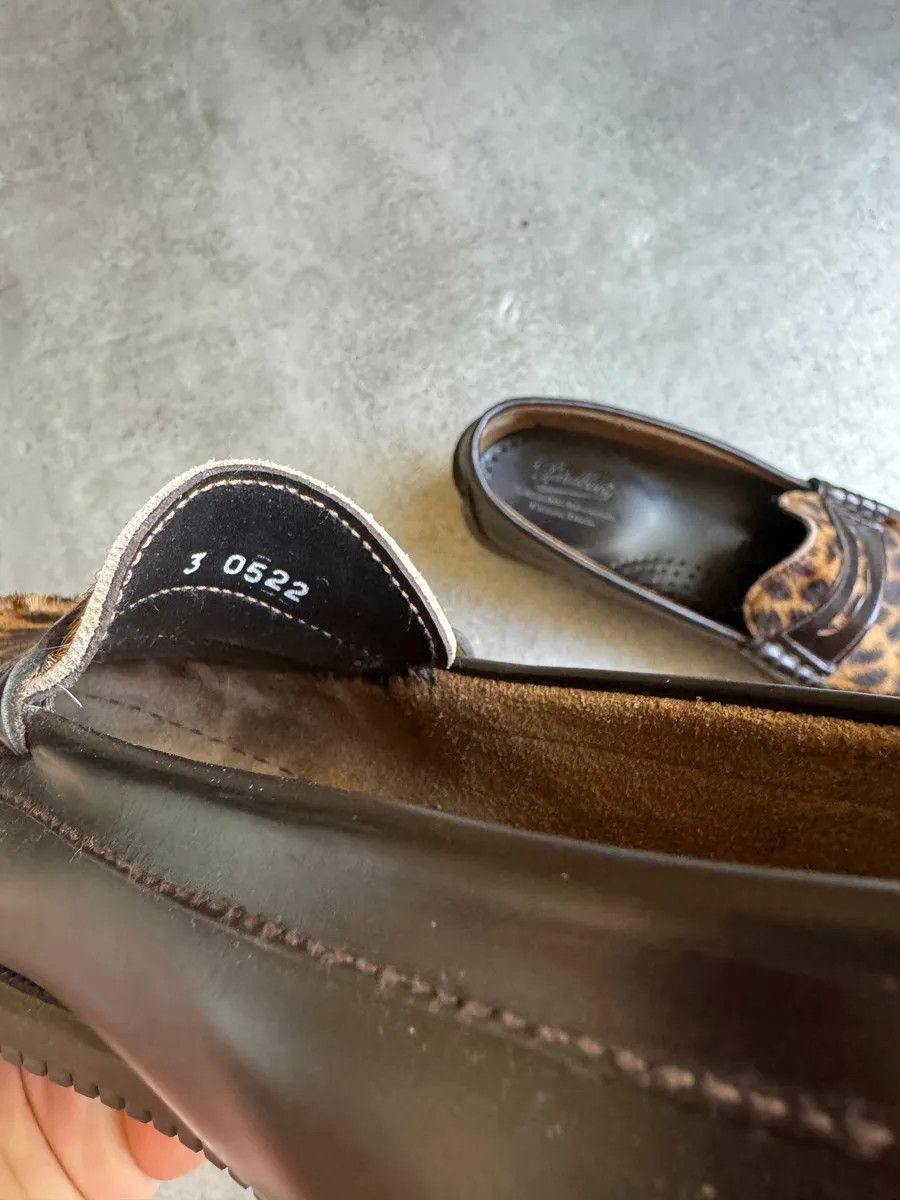 Designer × Paraboot × Vintage Paraboot Leopard Leather Mocassin Size US 5.5 / IT 35.5 - 6 Thumbnail
