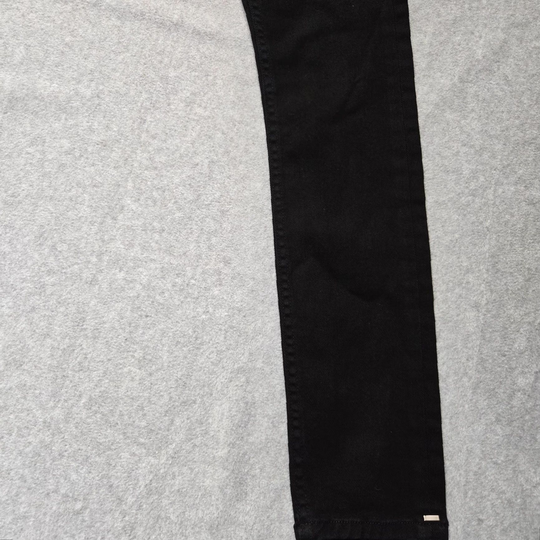 Vintage VINTAGE MR. COMPLETELY Jeans Mens 30x29 Black Zip Detail Slim Fit Distressed Los Angeles Size US 29 - 5 Thumbnail