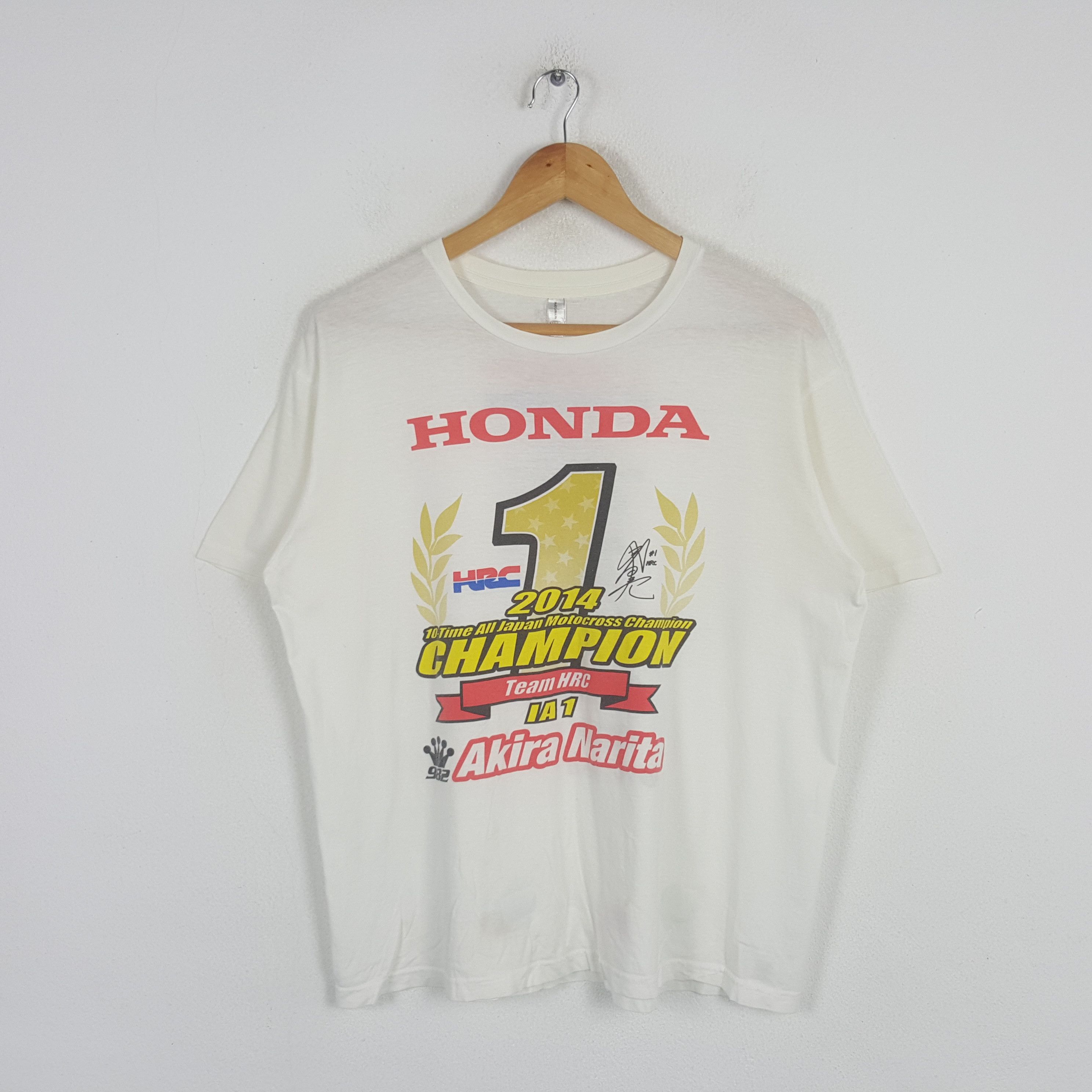 Vintage Honda Champion Japanese Racing Tshirt C294N18