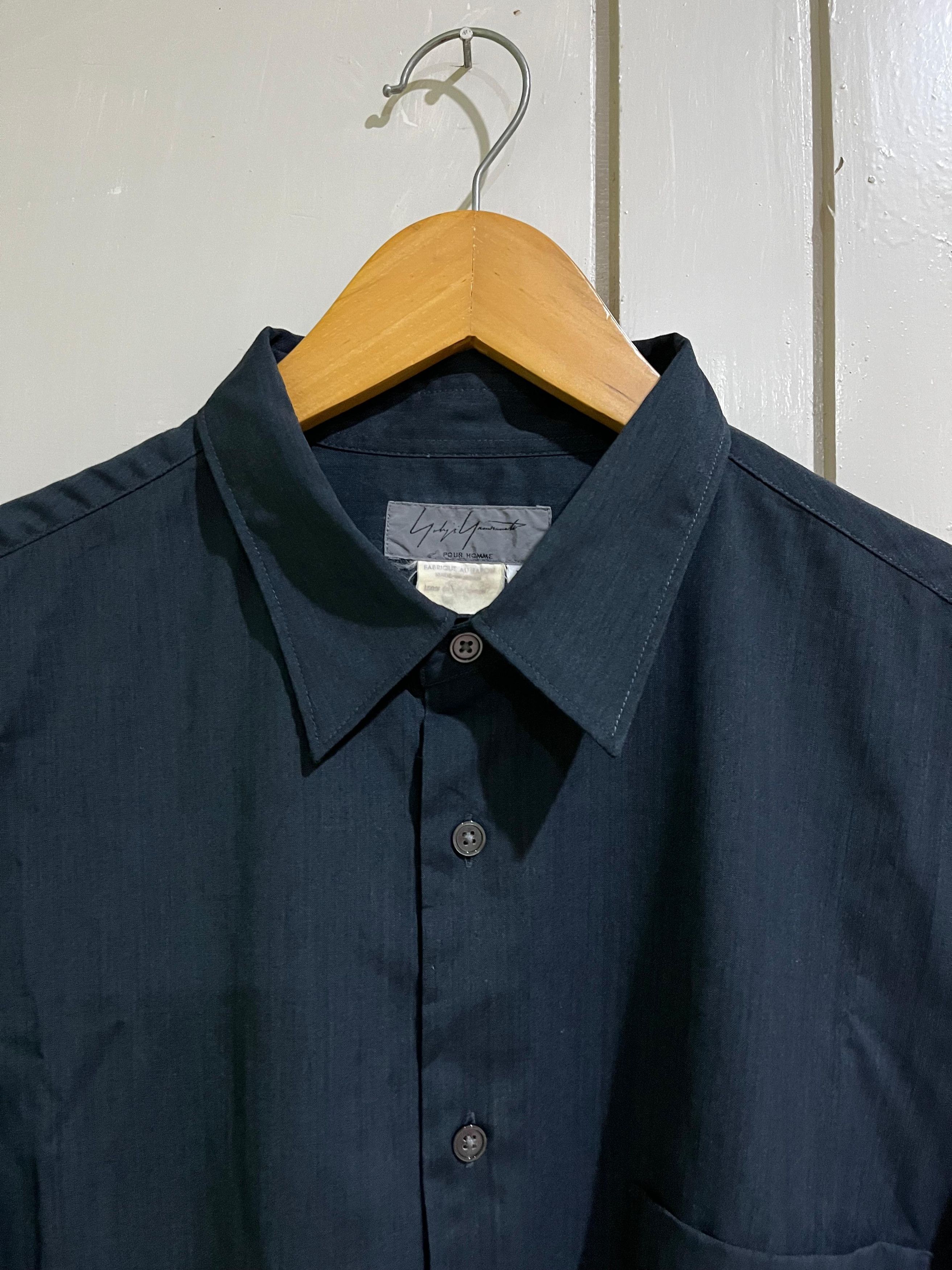 Japanese Brand × Yohji Yamamoto Yohji yamamoto pour homme shirt Size US L / EU 52-54 / 3 - 3 Thumbnail