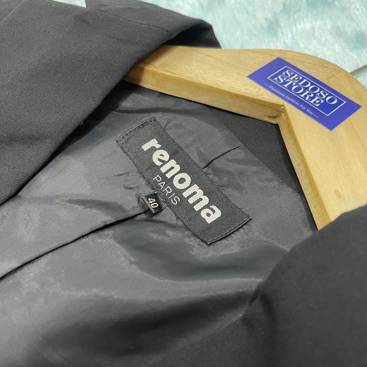 Renoma Premium Black Blazer by Renoma Size M / US 6-8 / IT 42-44 - 5 Thumbnail
