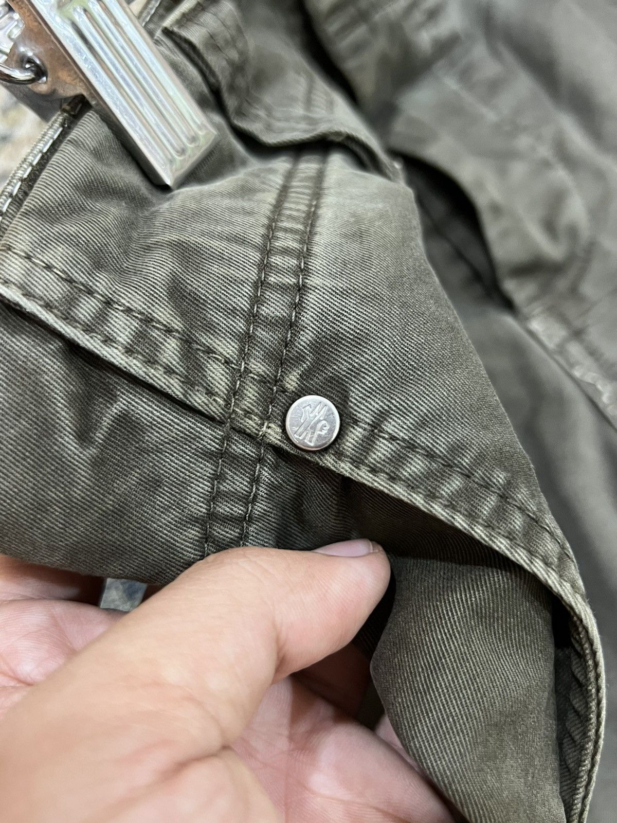 Moncler × Vintage Authentic Moncler Army Green Pants Size US 34 / EU 50 - 16 Thumbnail