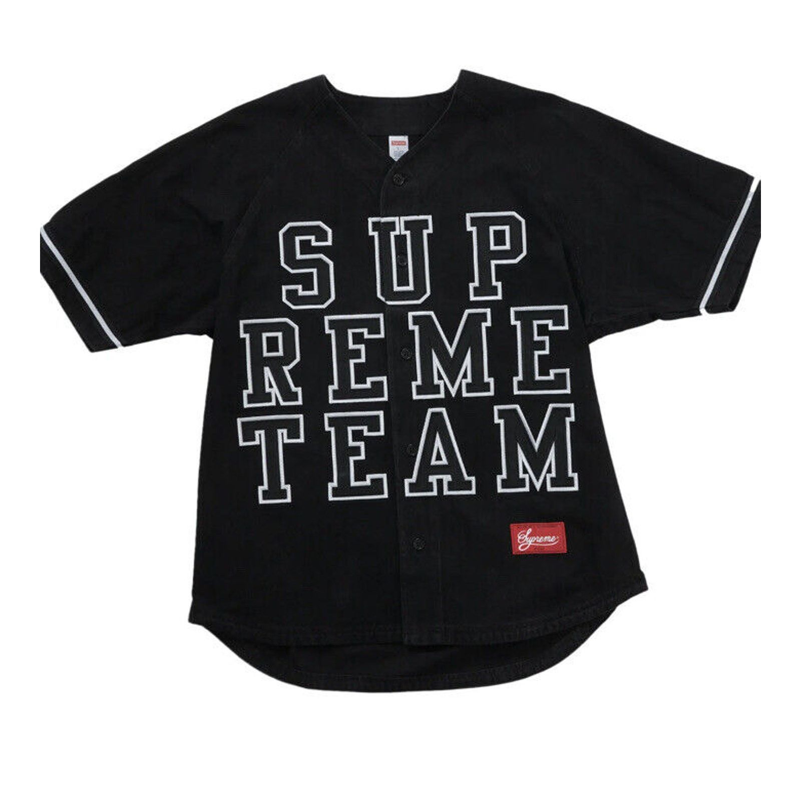 新品L Supreme Velvet Baseball Jersey Supreme Velvet Baseball Jersey (SS25) - $188