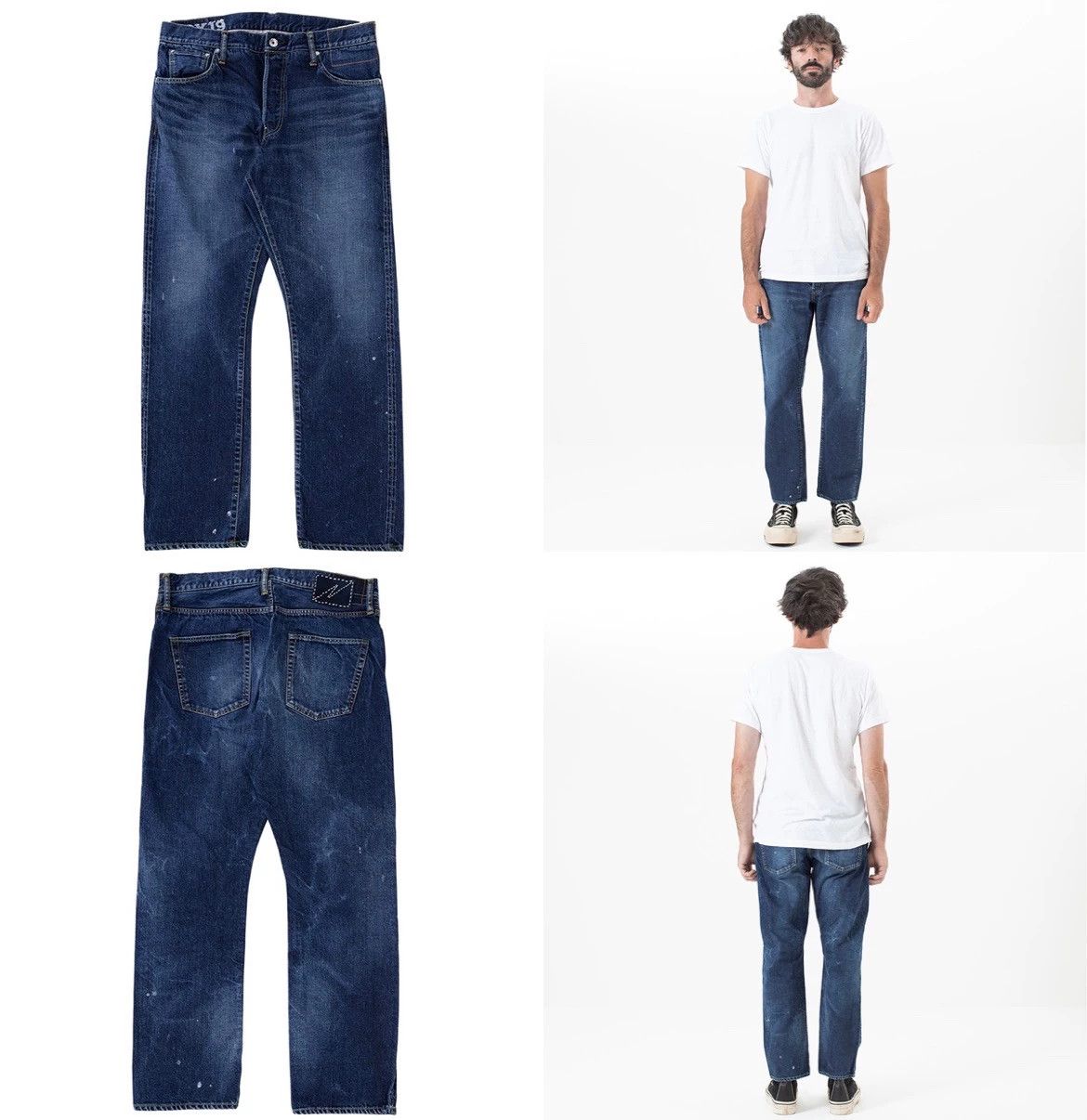 DRIFTER social sculpture dry 19 denim pants Size 28" / US 6 / IT 42 - 1 Thumbnail