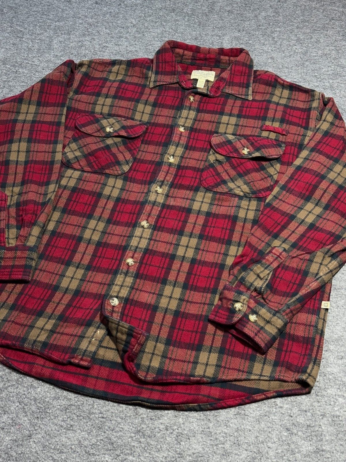 Vintage Vintage Flannel Shirt Heavyweight Plaid XL Size US XL / EU 56 / 4 - 3 Thumbnail