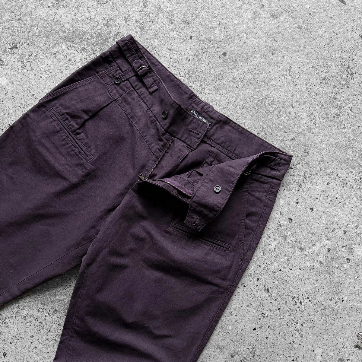 Dolce & Gabbana Dolce & Gabbana Classic Italian Tailored Cotton Pants Size US 36 / EU 52 - 3 Thumbnail