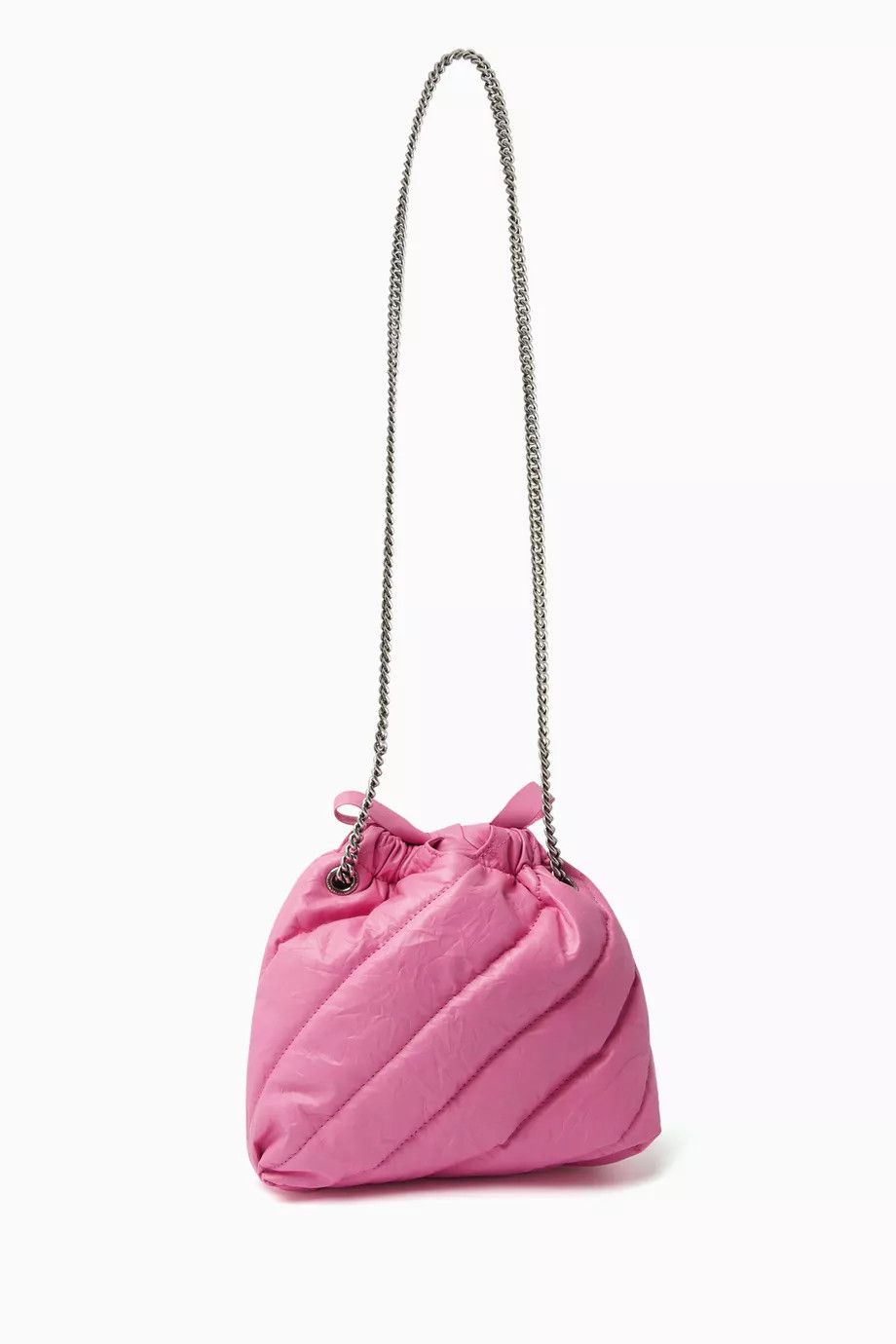 Balenciaga oc11z0125 Size: OS / Crush XS Tote Bag Quilted in Pink Size ONE SIZE - 2 Thumbnail