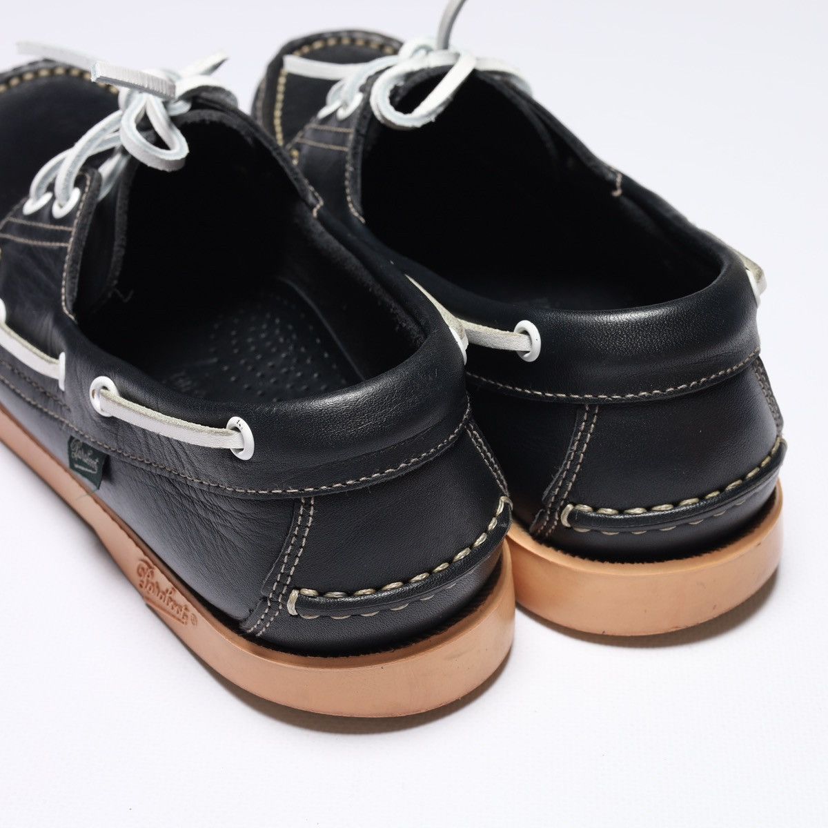 Paraboot Paraboot Veritable Mocassin Navy Leather Moccasin Shoes Size US 7.5 / EU 40-41 - 9 Thumbnail