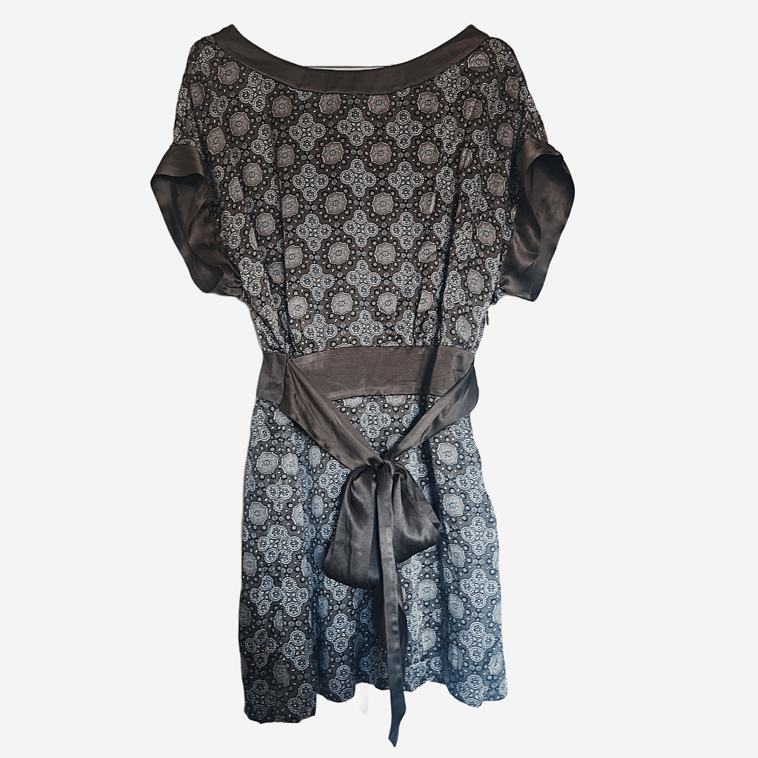 Ted Baker VTG Geometric Print Silk Ted Baker Mini Dress Tunic Size M / US 6-8 / IT 42-44 - 6 Thumbnail