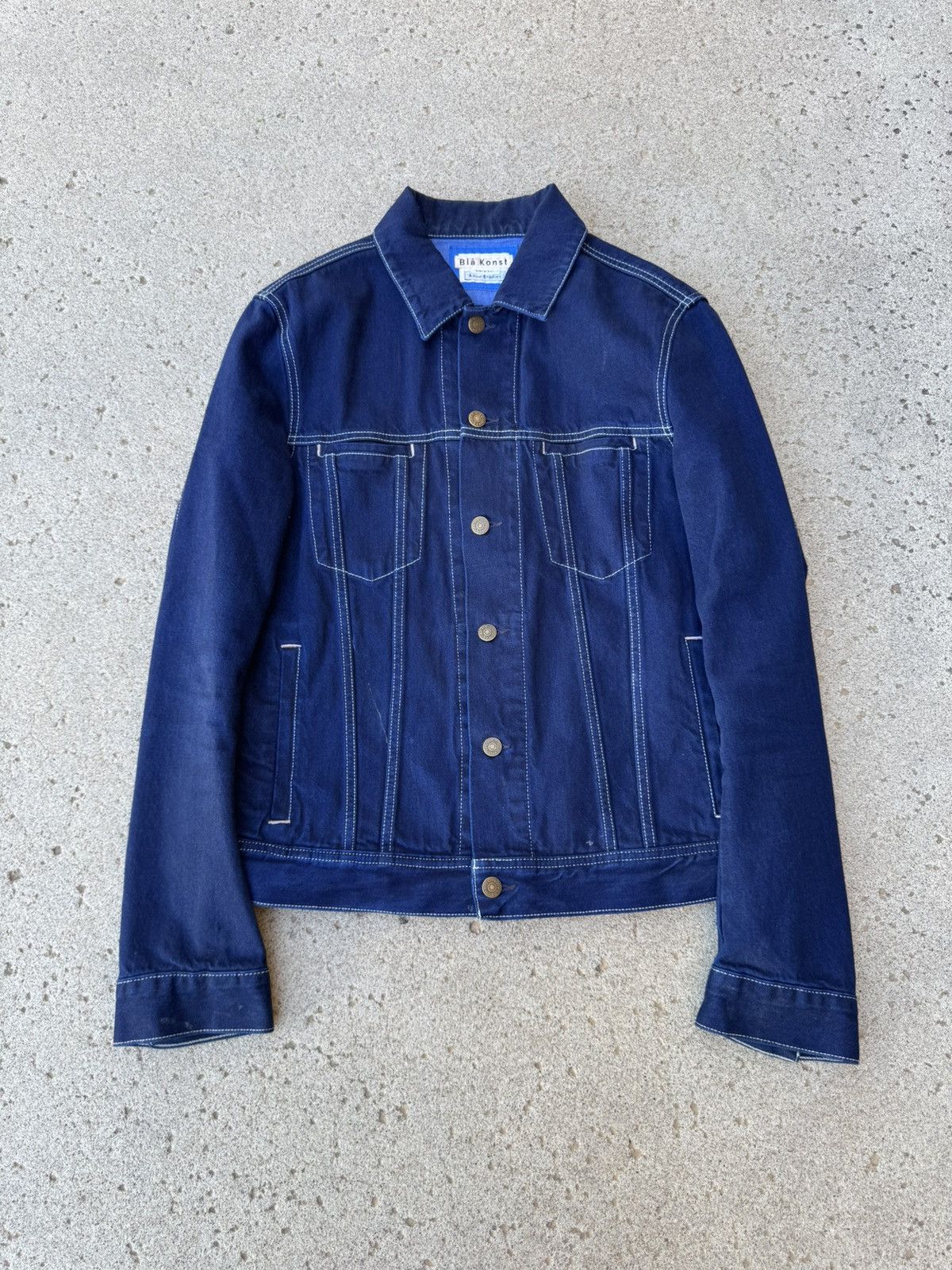 Acne Studios Black Bla Konst Denim 1998 Metal Jacket Acne