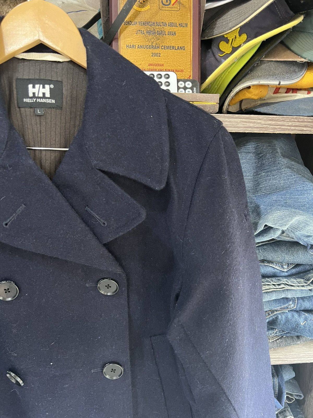 Helly Hansen 🔥Helly Hansen Double Breasted Peacoat Size US M / EU 48-50 / 2 - 6 Thumbnail