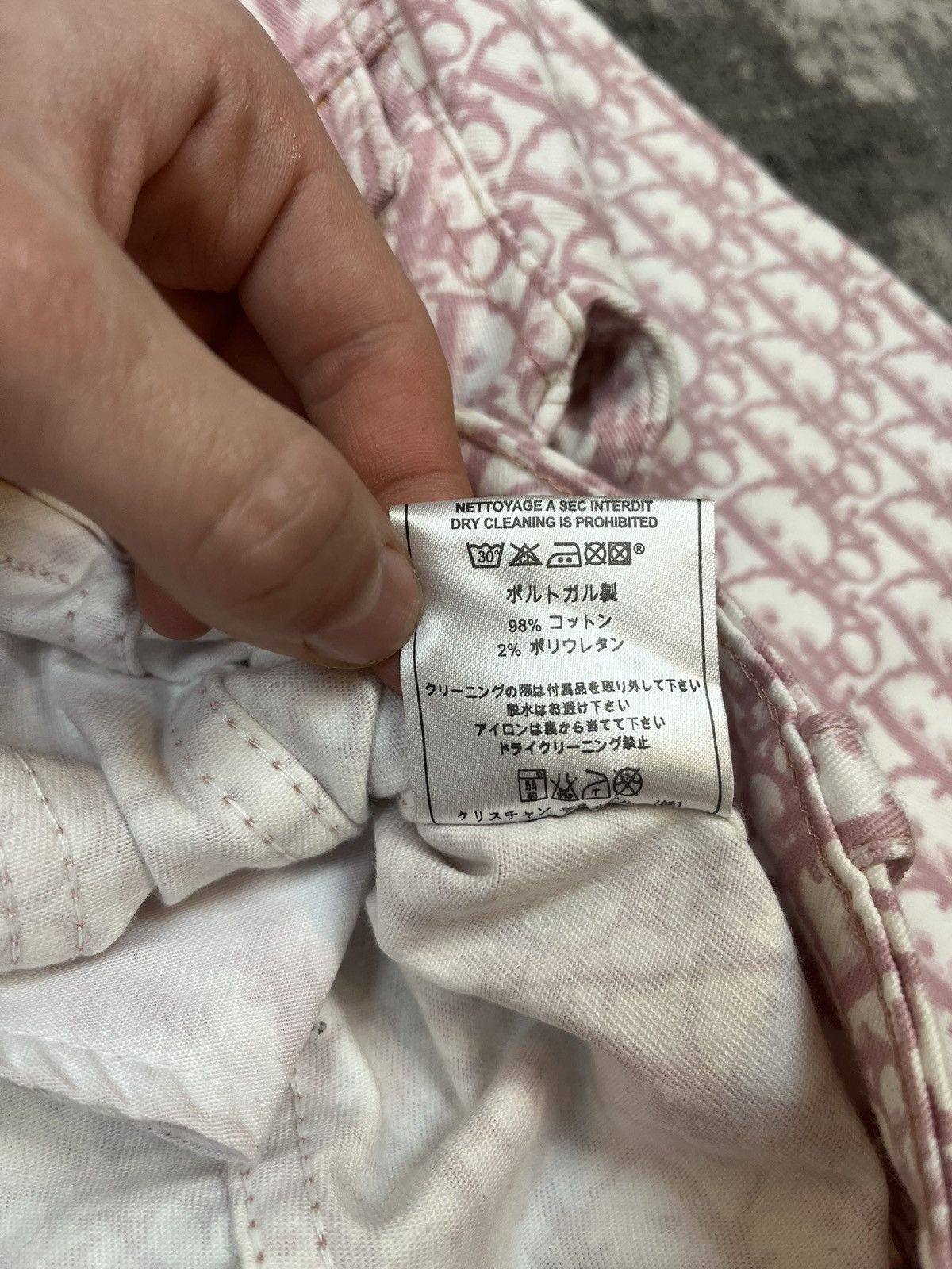 Christian Dior Monsieur Christian Dior by John Galliano vintage pink monogram jacket Size XS / US 0-2 / IT 36-38 - 9 Thumbnail