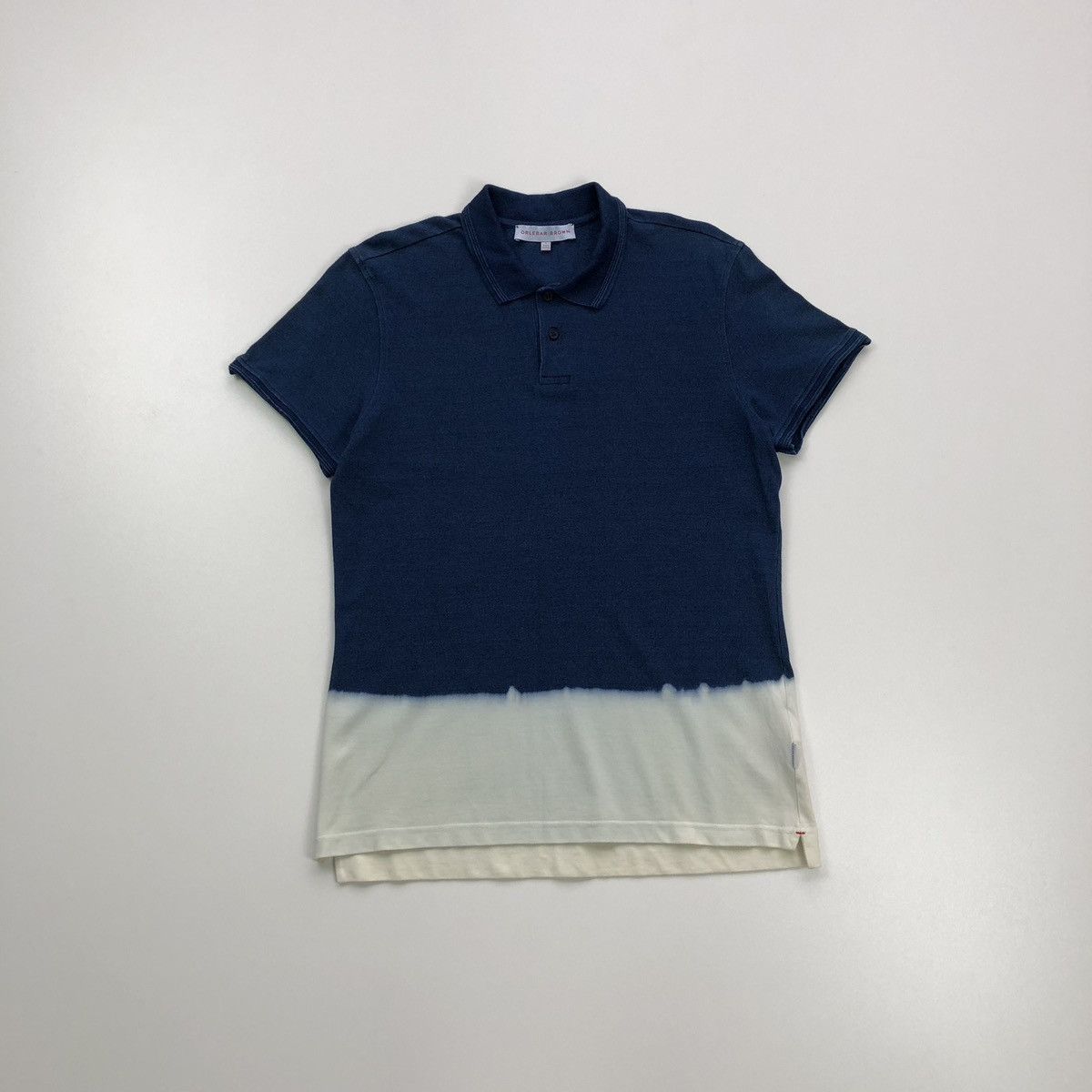 Orlebar Brown Orlebar Brown Stanford SS DI Garments Cotton Polo Shirt Navy Size US L / EU 52-54 / 3 - 1 Thumbnail