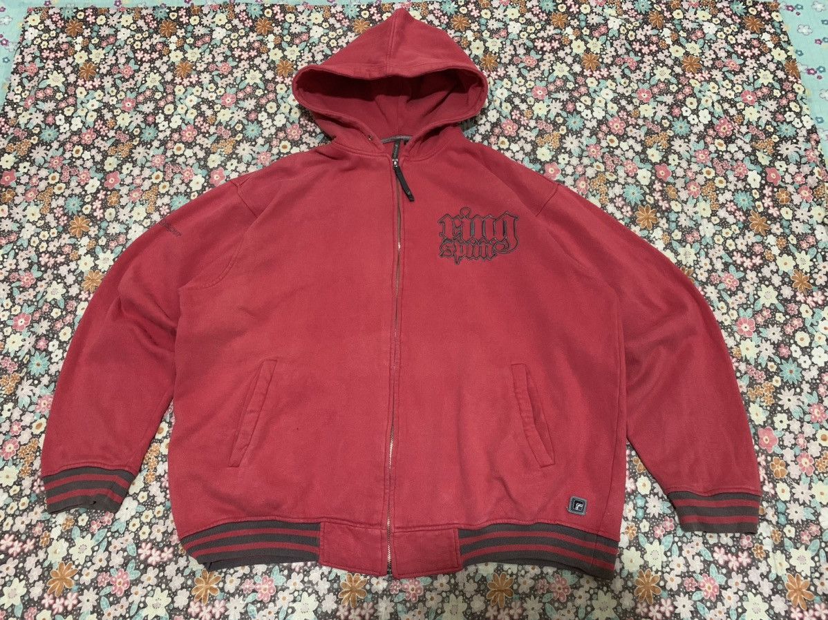 Ringspun Vintage RINGSPUN Zip Up Hooded Big Size Size US L / EU 52-54 / 3 - 1 Thumbnail