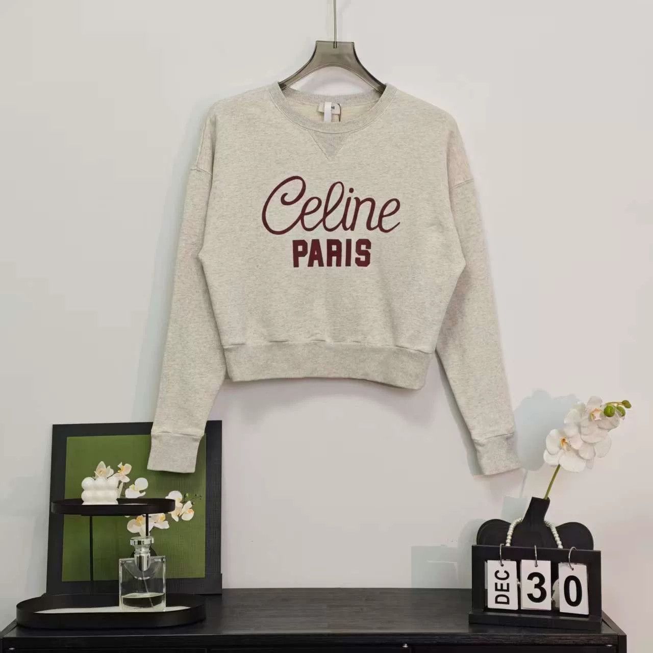 Celine Vintage Logo Sweatshirt Size S