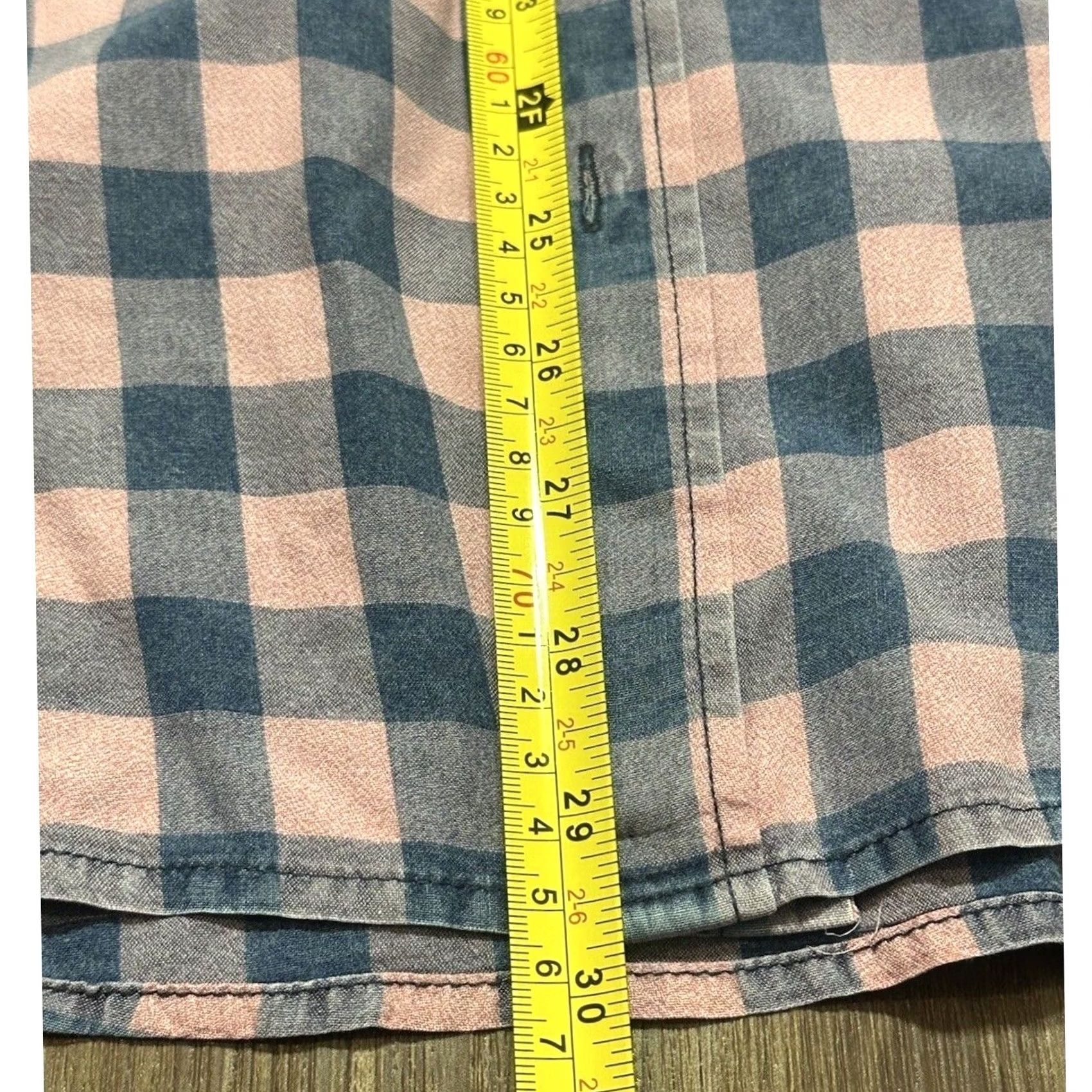 Faherty Faherty Shirt Pink Plaid Button-Up Mens M Short Sleeve Collared Retro Vintage? Size US M / EU 48-50 / 2 - 4 Thumbnail
