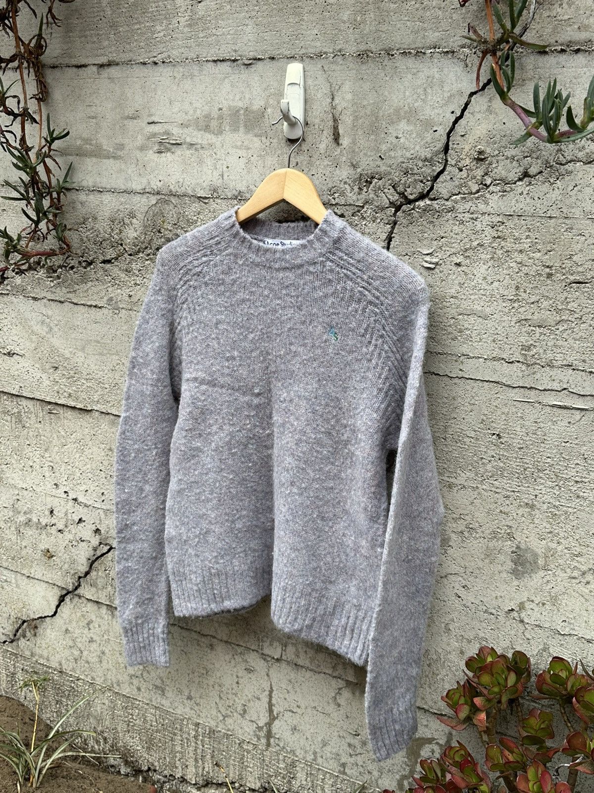 Acne Studios RARE GRAIL Acne Studios multi blend logo sweater Size US S / EU 44-46 / 1 - 1 Thumbnail