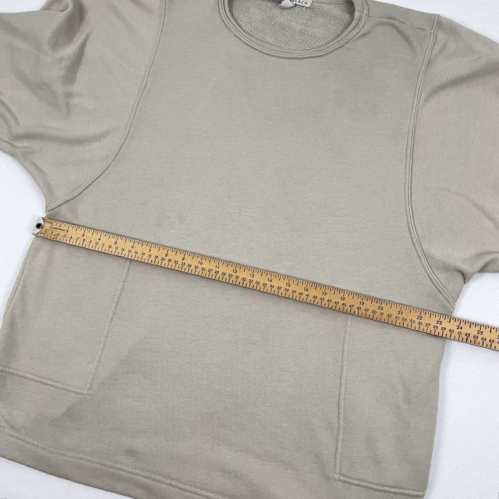 Free People Free People FP Beach Womens Medium Oversized Beige Pockets Beachy Boho Minimal Shirt Womens M Beige Pockets Beach Beachy Boho Minimal Size M / US 6-8 / IT 42-44 - 5 Thumbnail
