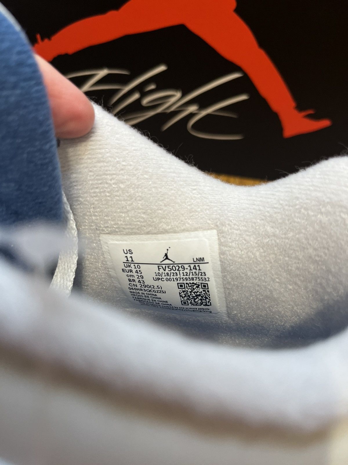 Jordan Brand Jordan 4 Retro Military Blue Size US 11 / EU 44 - 8 Thumbnail