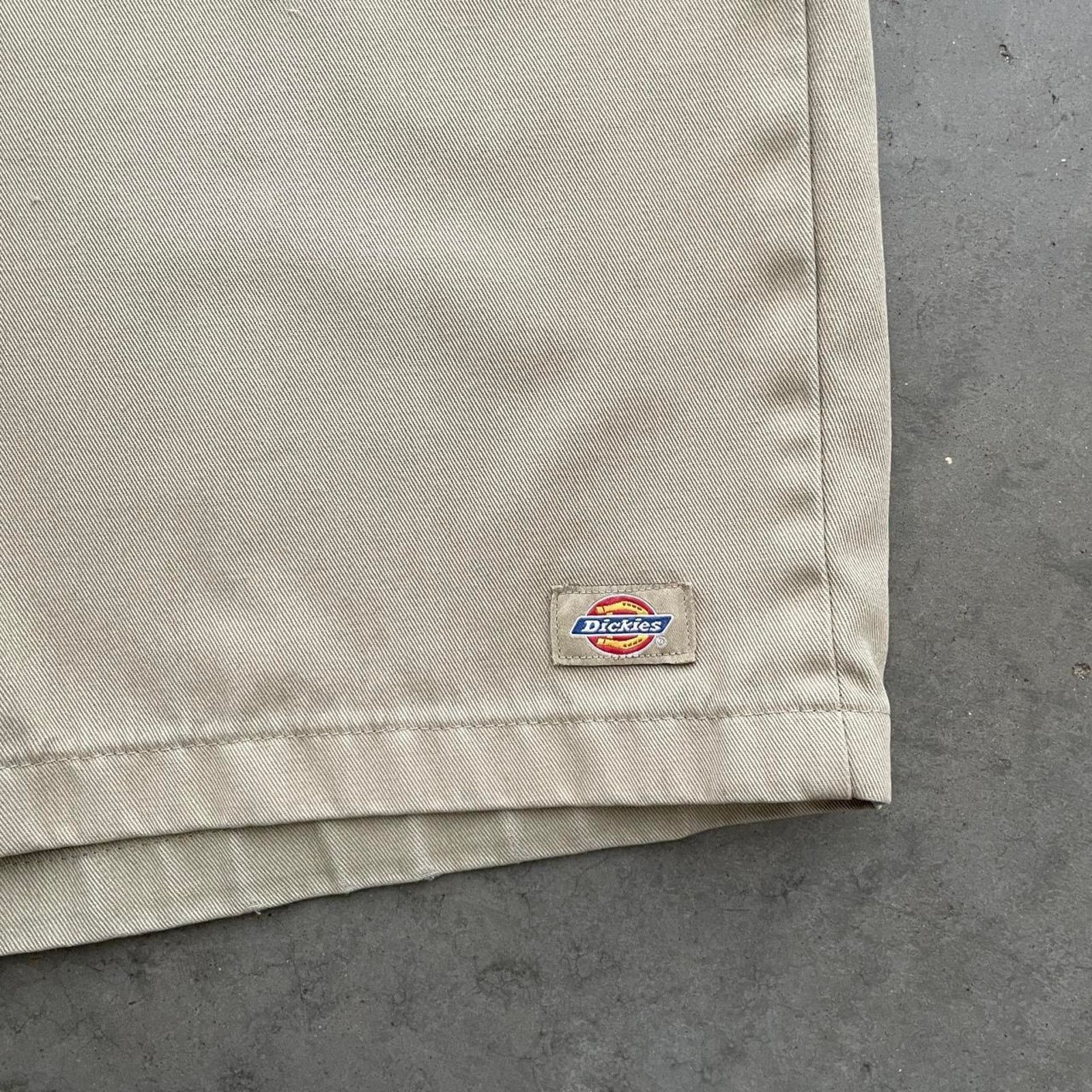 Dickies Dickies Khaki Flat Front Work Shorts Size US 36 / EU 52 - 4 Thumbnail