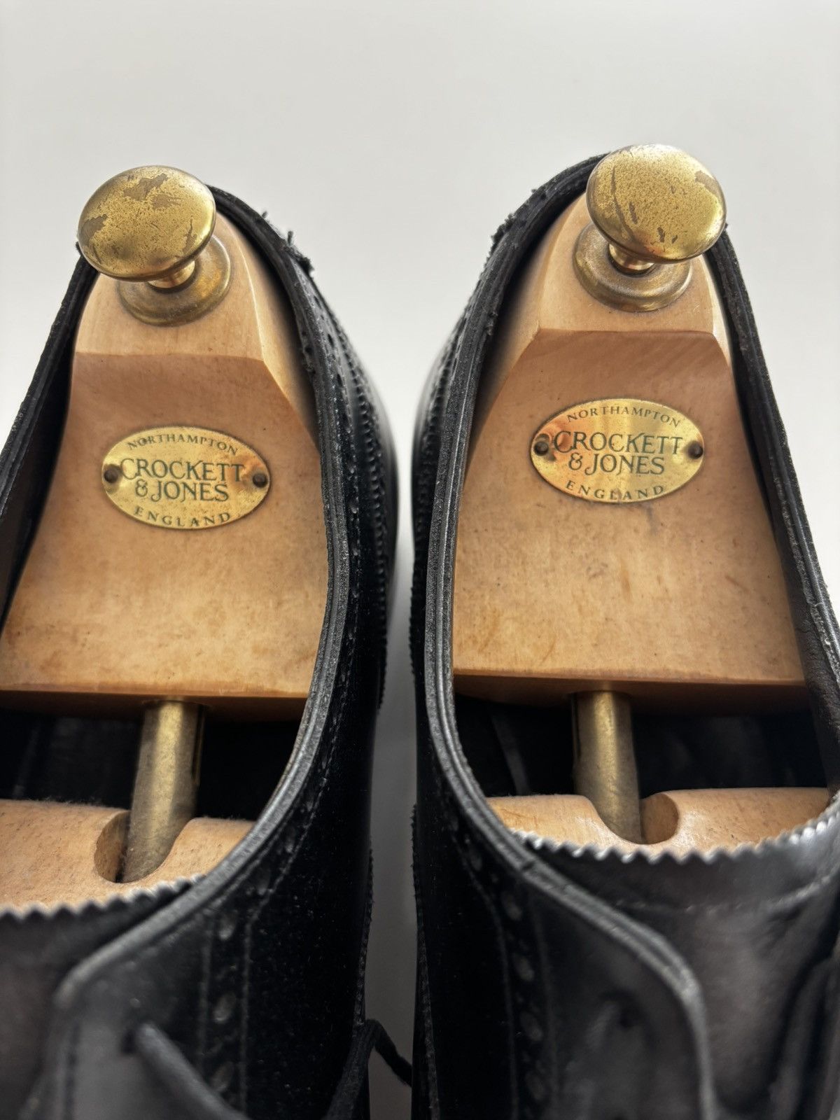 Crockett & Jones Crockett & Jones Black UK 12 Brogue Size US 12 / EU 45 - 2 Thumbnail