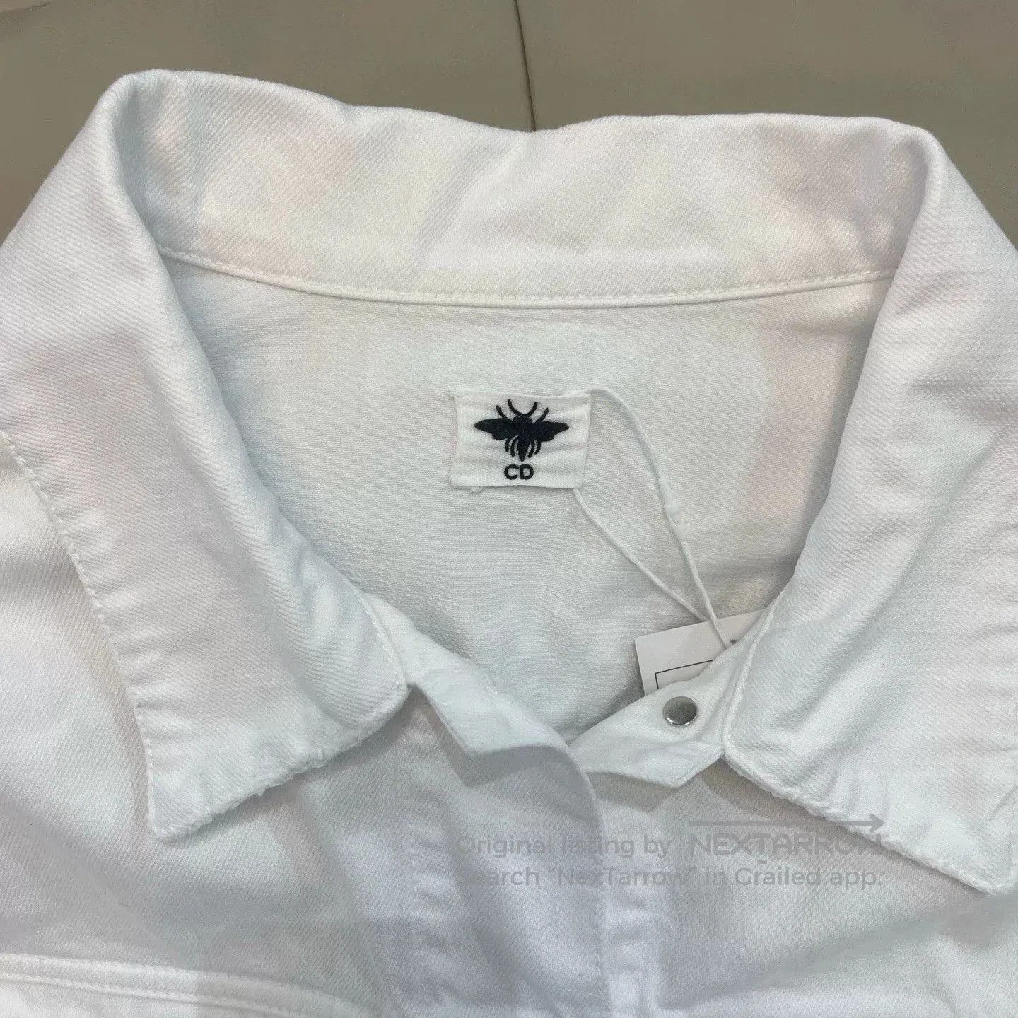 Dior Dior FW22 White Denim Jacket. Size US S / EU 44-46 / 1 - 3 Thumbnail