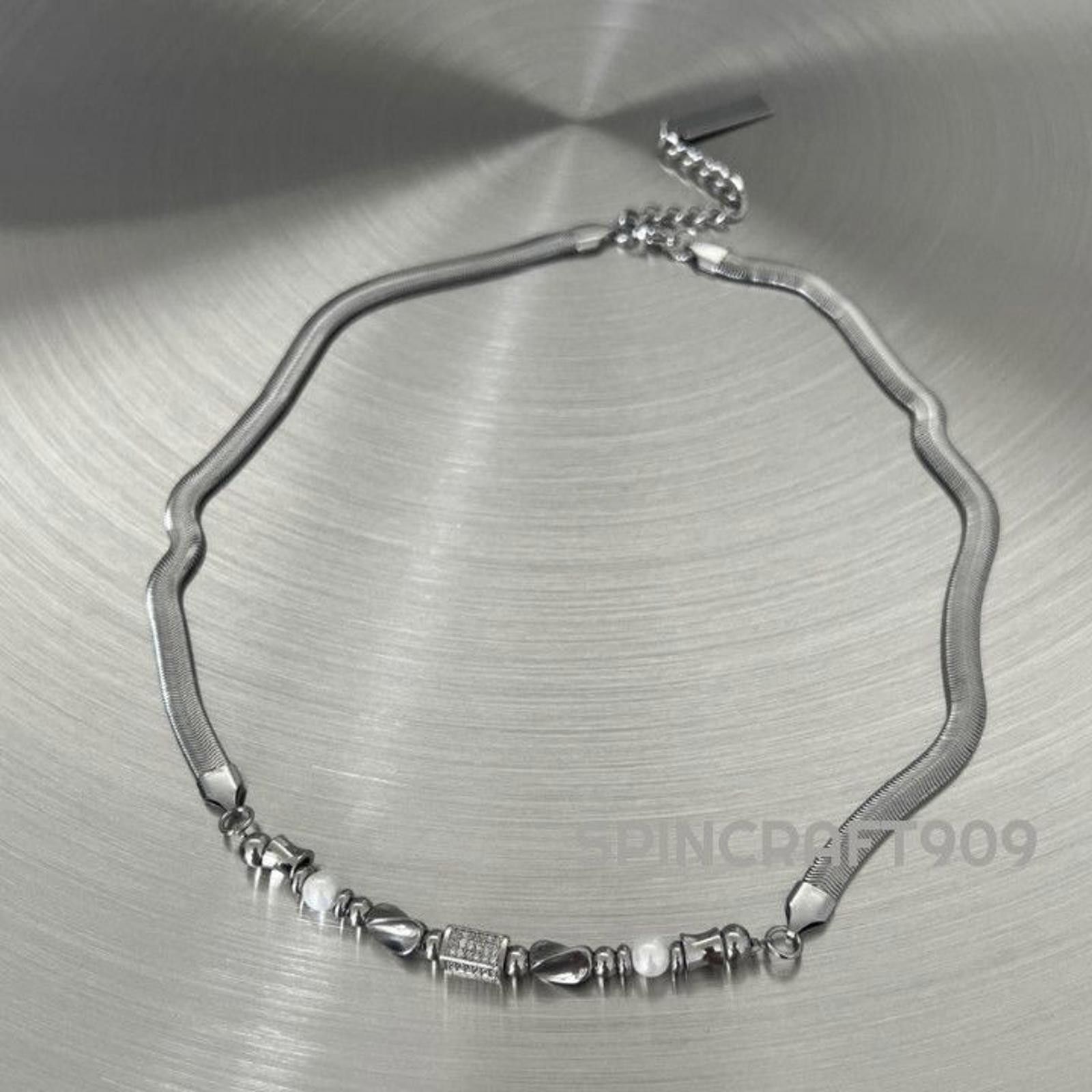 Jewelry Beaded Chain Link Necklace Size ONE SIZE - 4 Thumbnail