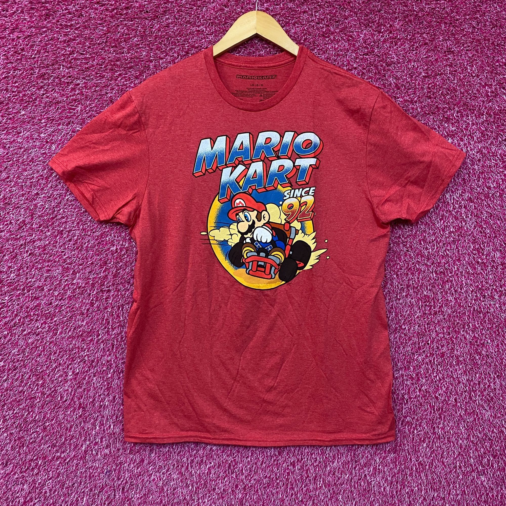 Nintendo Mario Kart Since 92 Nintendo Racing Game Promo T-Shirt L Size US L / EU 52-54 / 3 - 1 Thumbnail