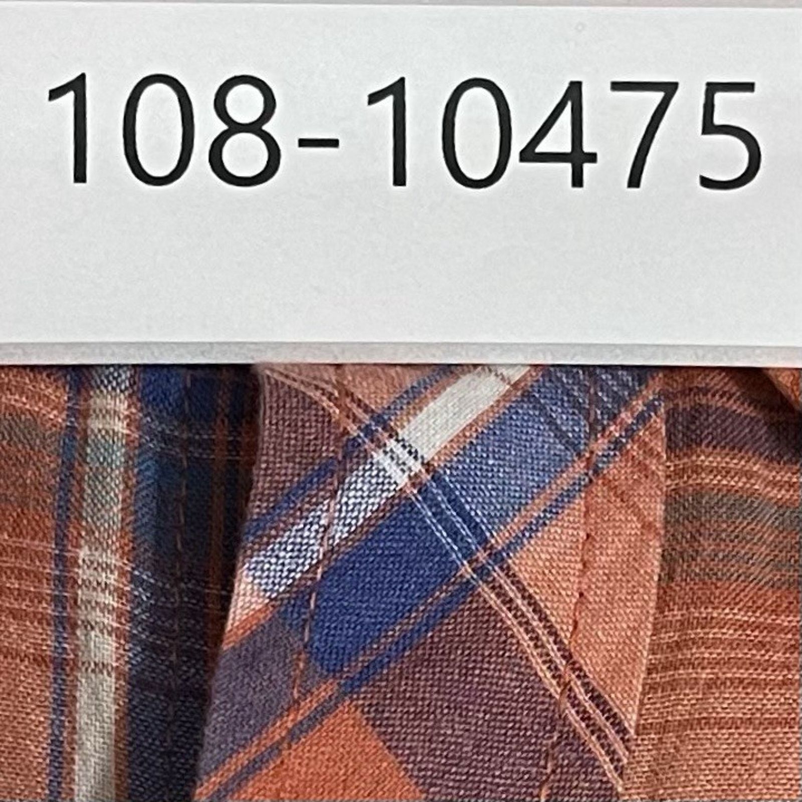Salt Valley Salt Valley Western Shirt Mens XL Orange Plaid Pearl Snap Size US XL / EU 56 / 4 - 13 Thumbnail