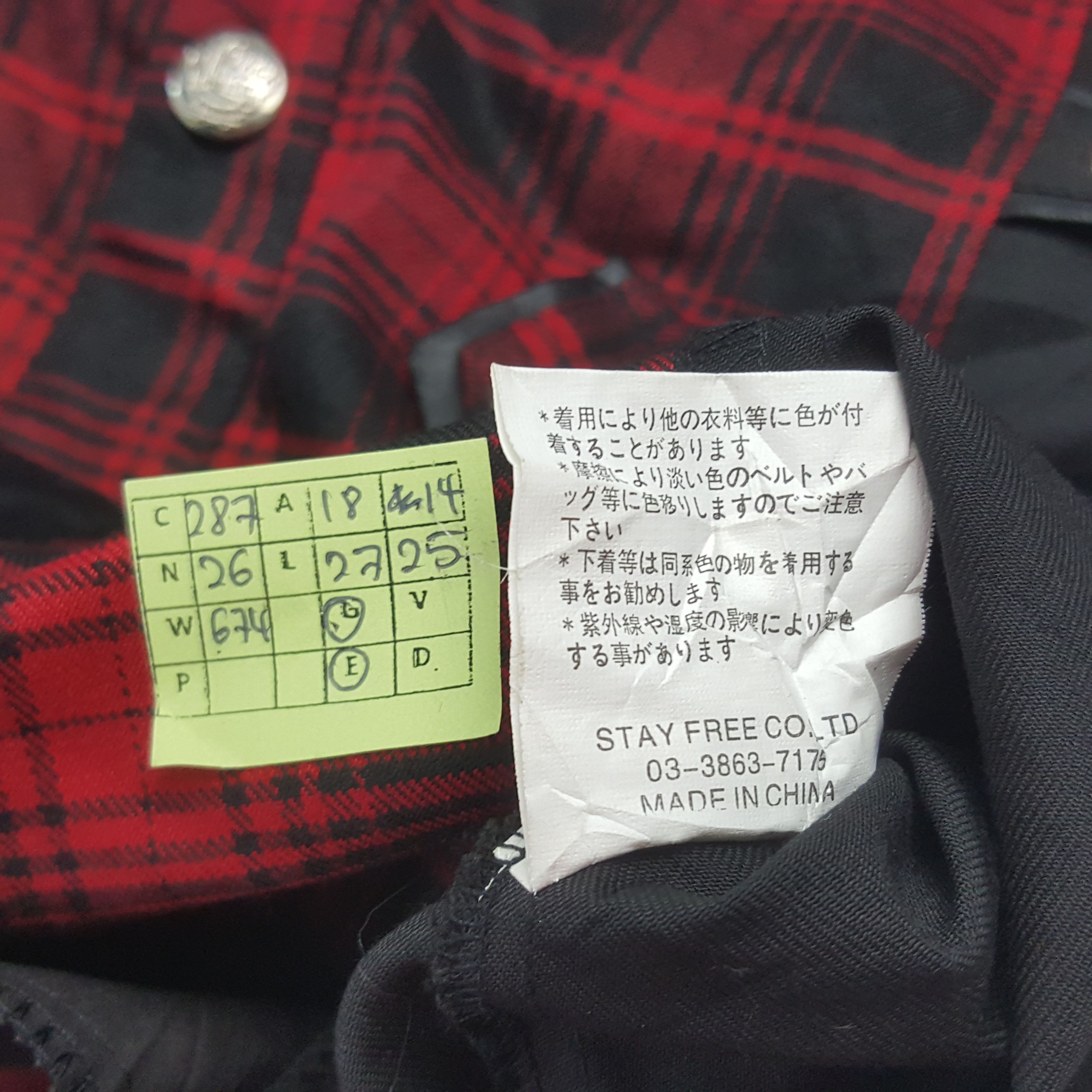 If Six Was Nine × Japanese Brand × Vintage Vintage Sexpot Revenge Punk Style Button Up Jacket C287N26 Size US XS / EU 42 / 0 - 10 Thumbnail