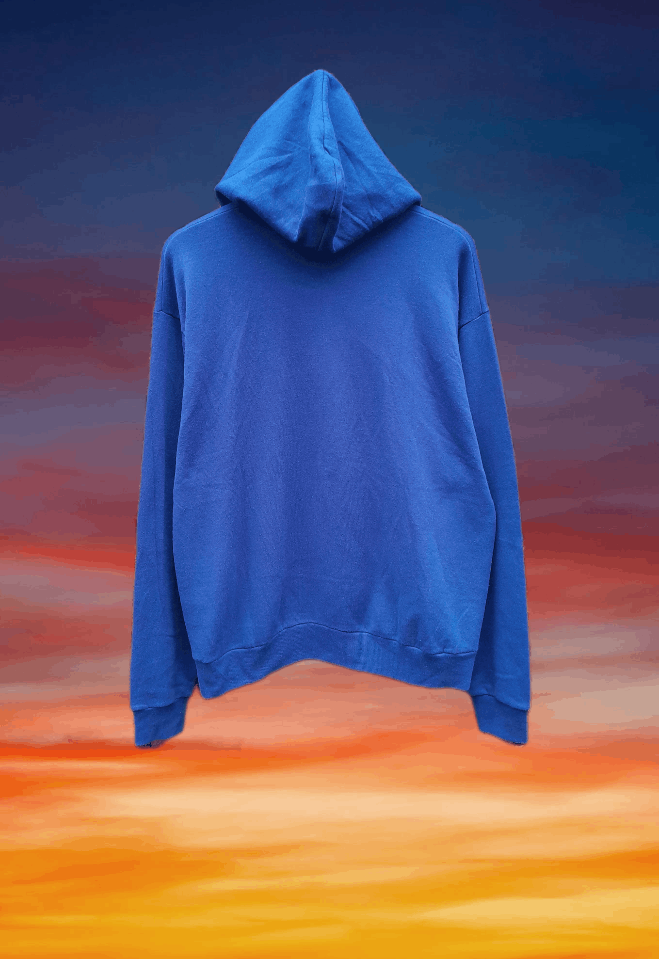Vintage Vintage 90s Streetwear Blank FOTL zipp hoodie rap tee style Size US L / EU 52-54 / 3 - 2 Thumbnail