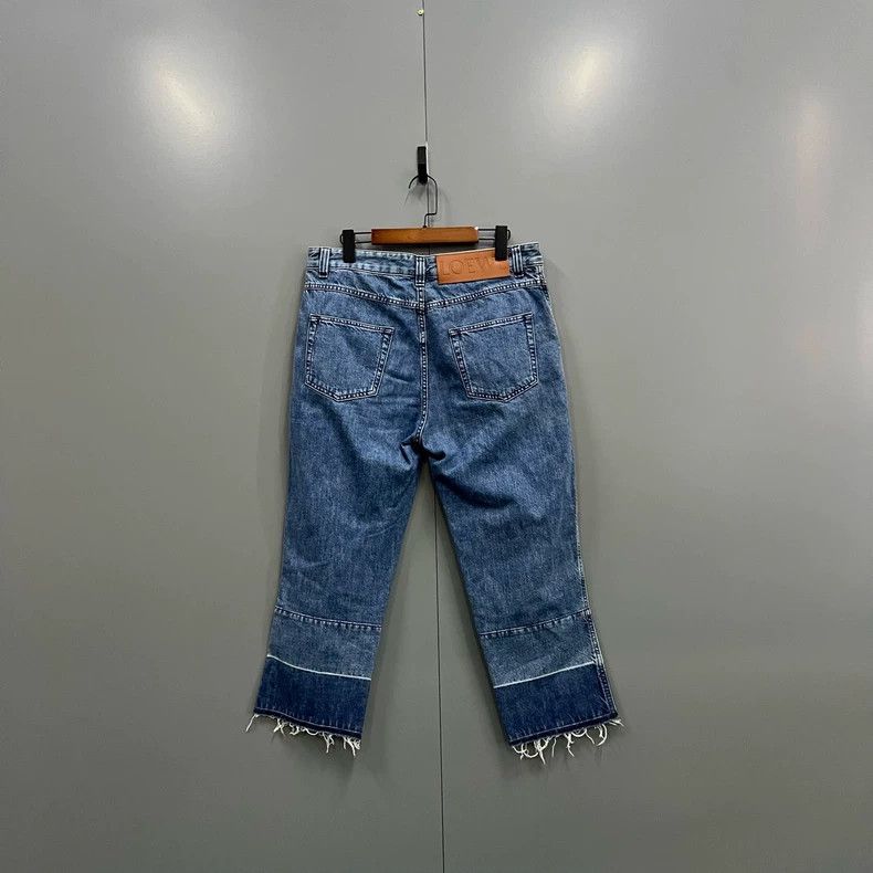 LOEWE Blue patch destroys jeans