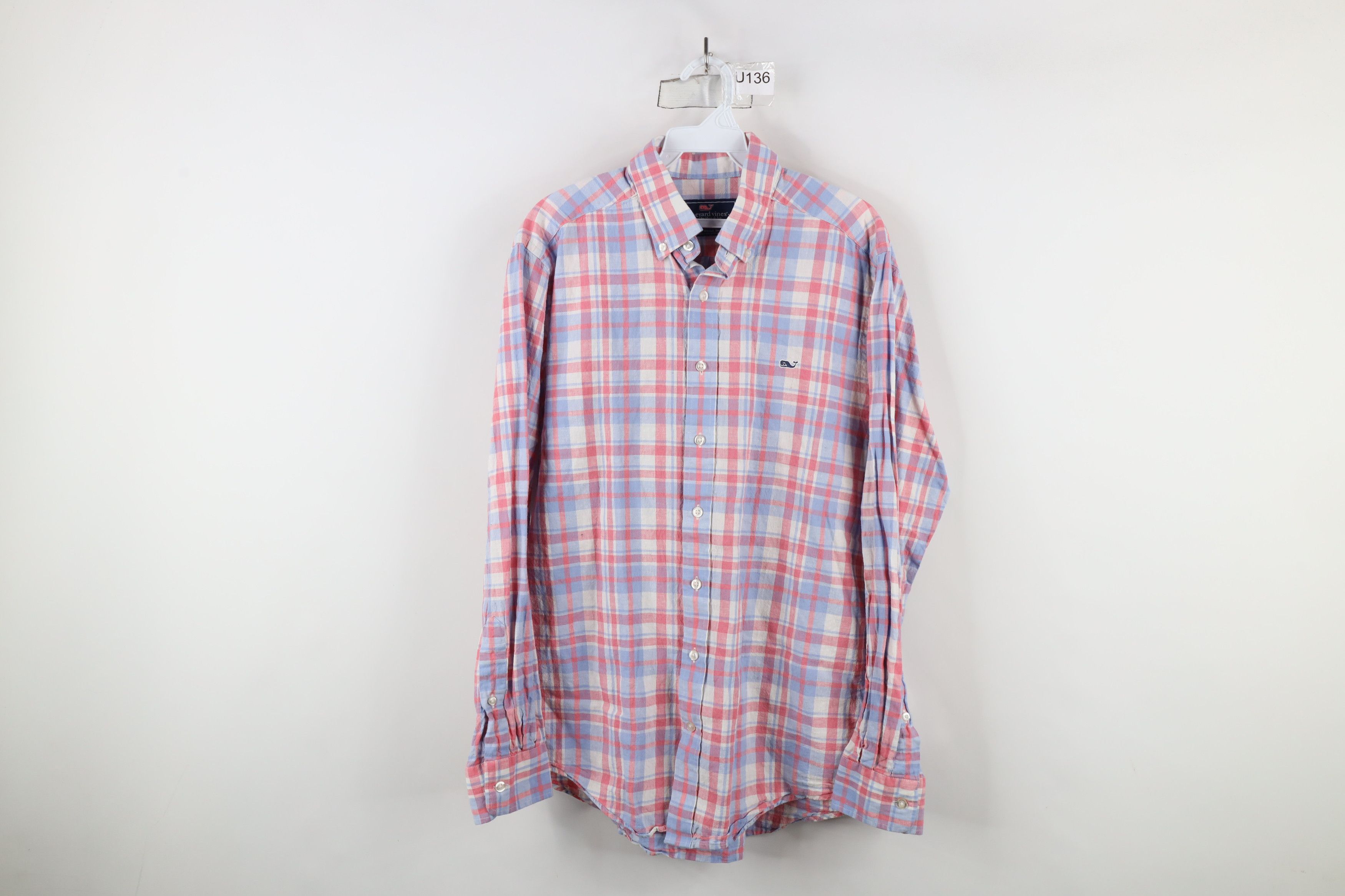 Vineyard Vines × Vintage Vineyard Vines Whale Linen Blend Collared Button Down Shirt Size US M / EU 48-50 / 2 - 1 Thumbnail