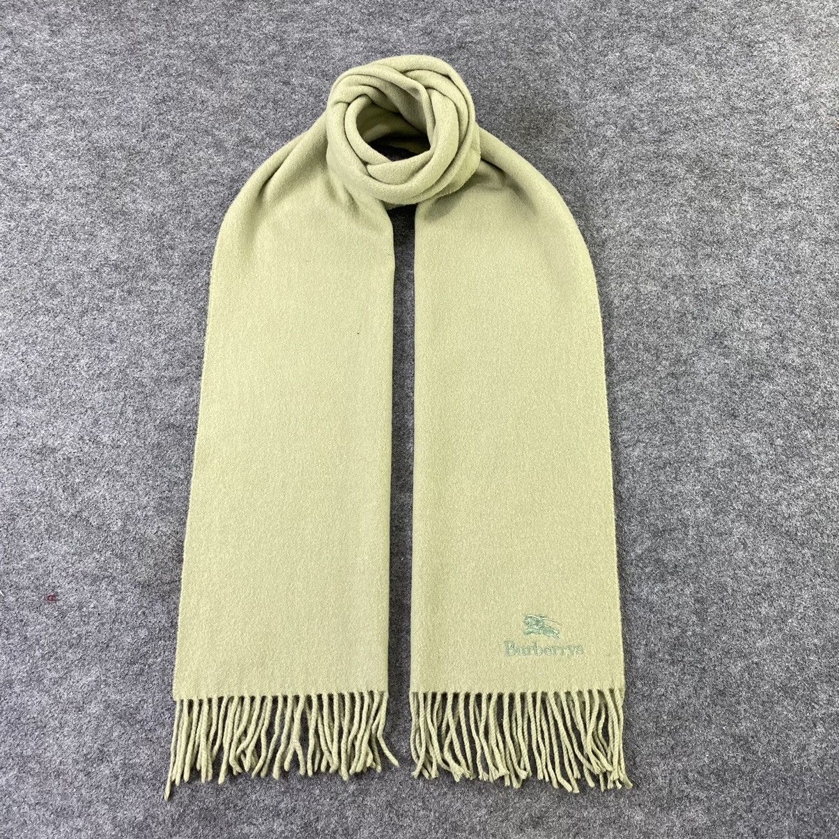 Burberry × Vintage Burberry Wool Scarf / Muffler / Neckwear-K011 Size ONE SIZE - 1 Thumbnail