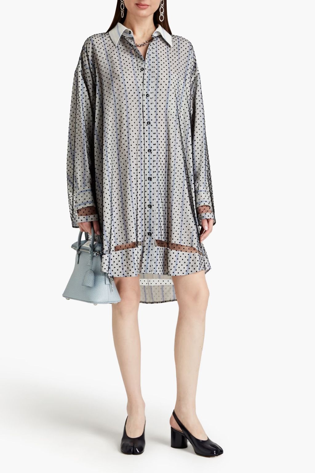 Maison Margiela o1y0625 Midi Dress in Multicolor Size XS / US 0-2 / IT 36-38 - 2 Thumbnail