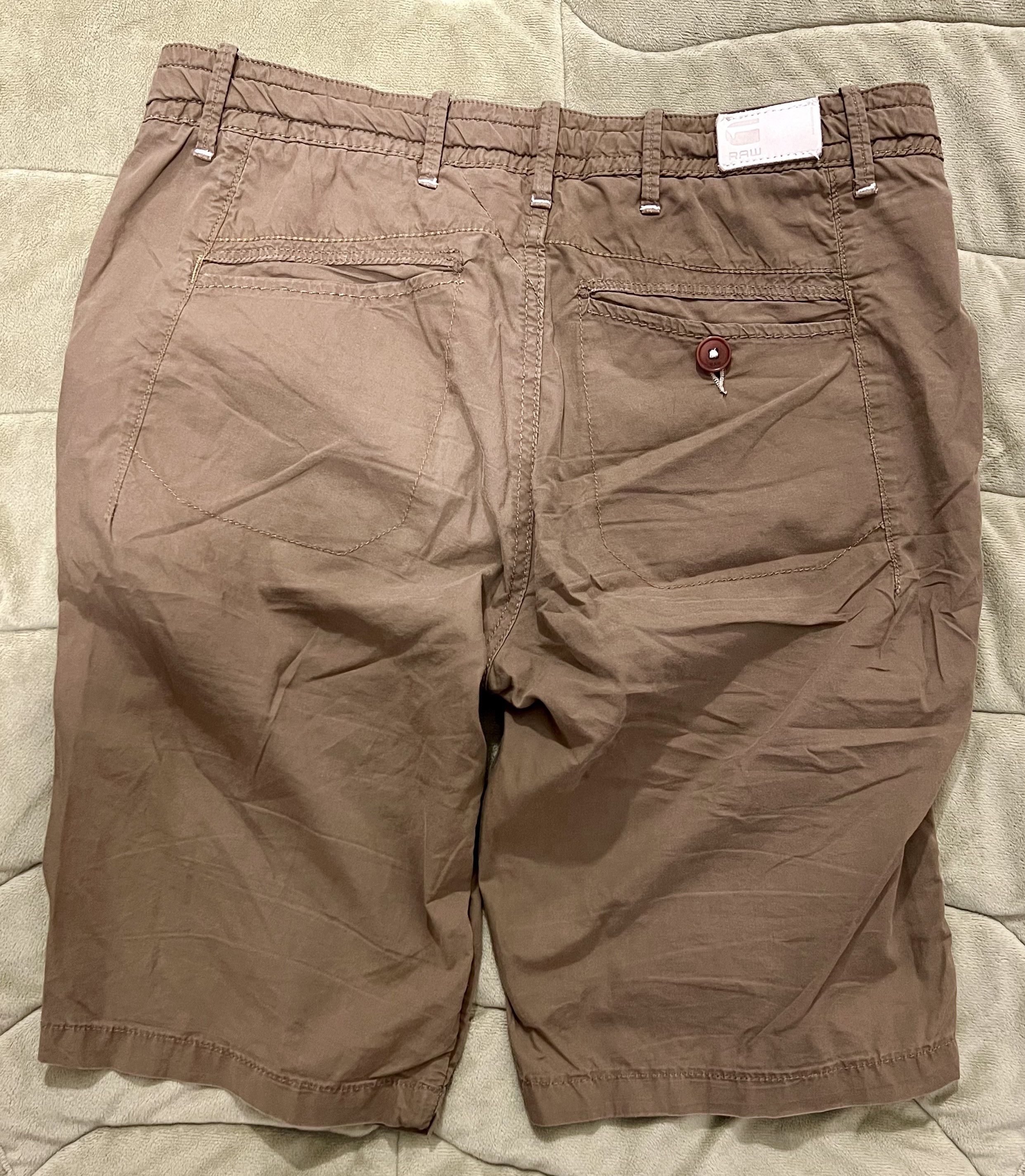 G-Star G-Star RAW Brown Casual Shorts Size 32" / US 10 / IT 46 - 3 Thumbnail