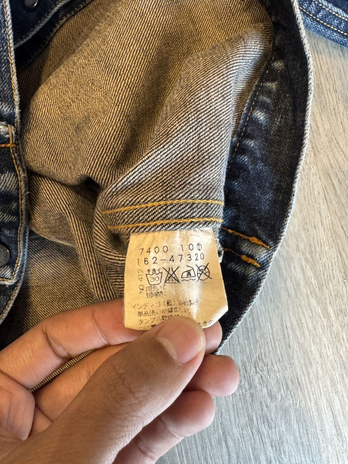 Japanese Brand O.Z.O.C DENIM JACKET TYPE l Size US S / EU 44-46 / 1 - 11 Thumbnail