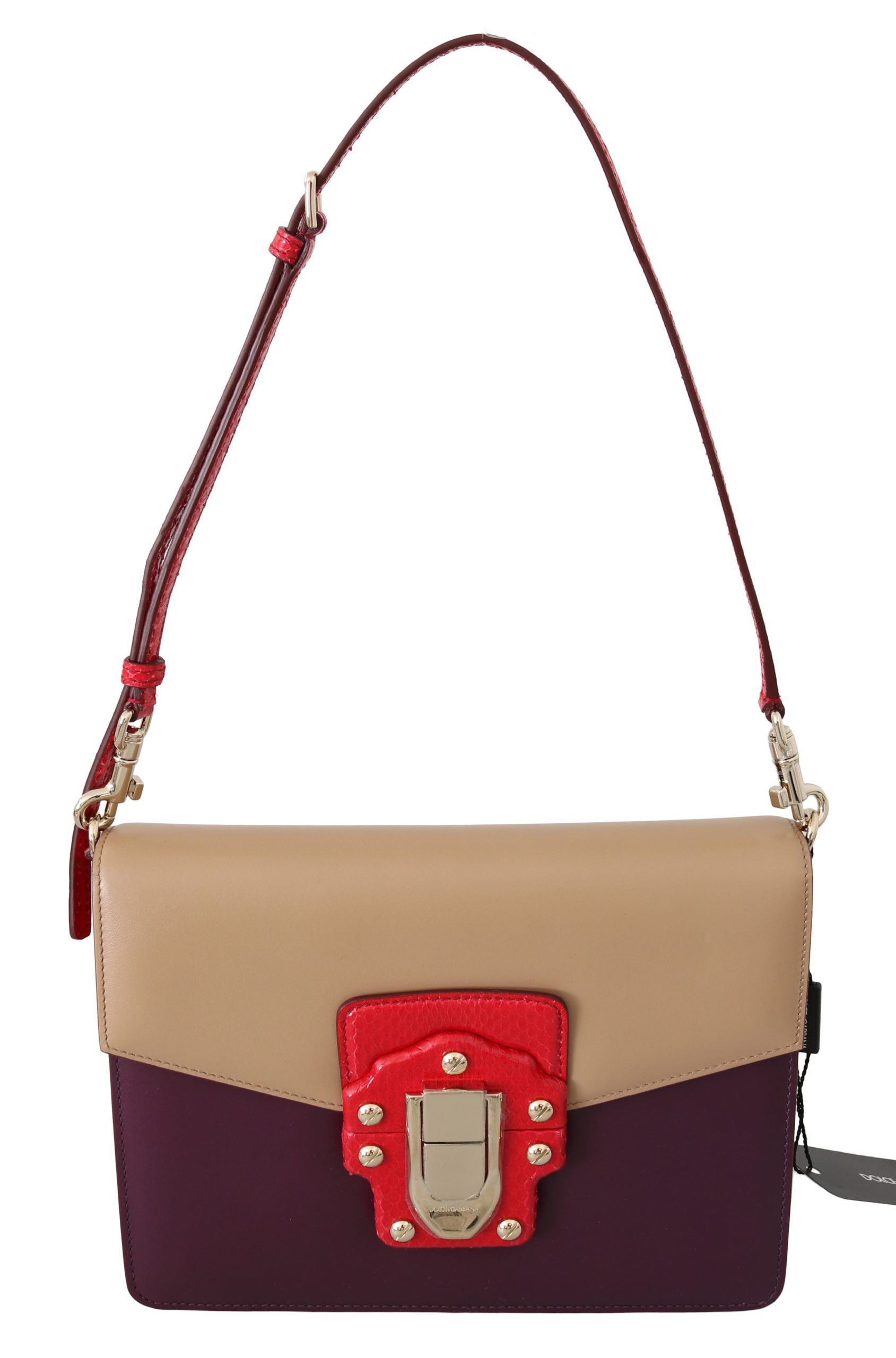Dolce & Gabbana Exquisite LUCIA Leather Shoulder Women's Bag Size ONE SIZE - 1 Thumbnail