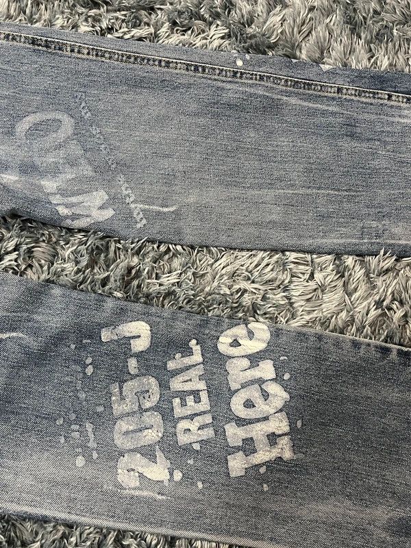 Japanese Brand Layered Distressed Denim Y2K Size US 29 - 17 Thumbnail