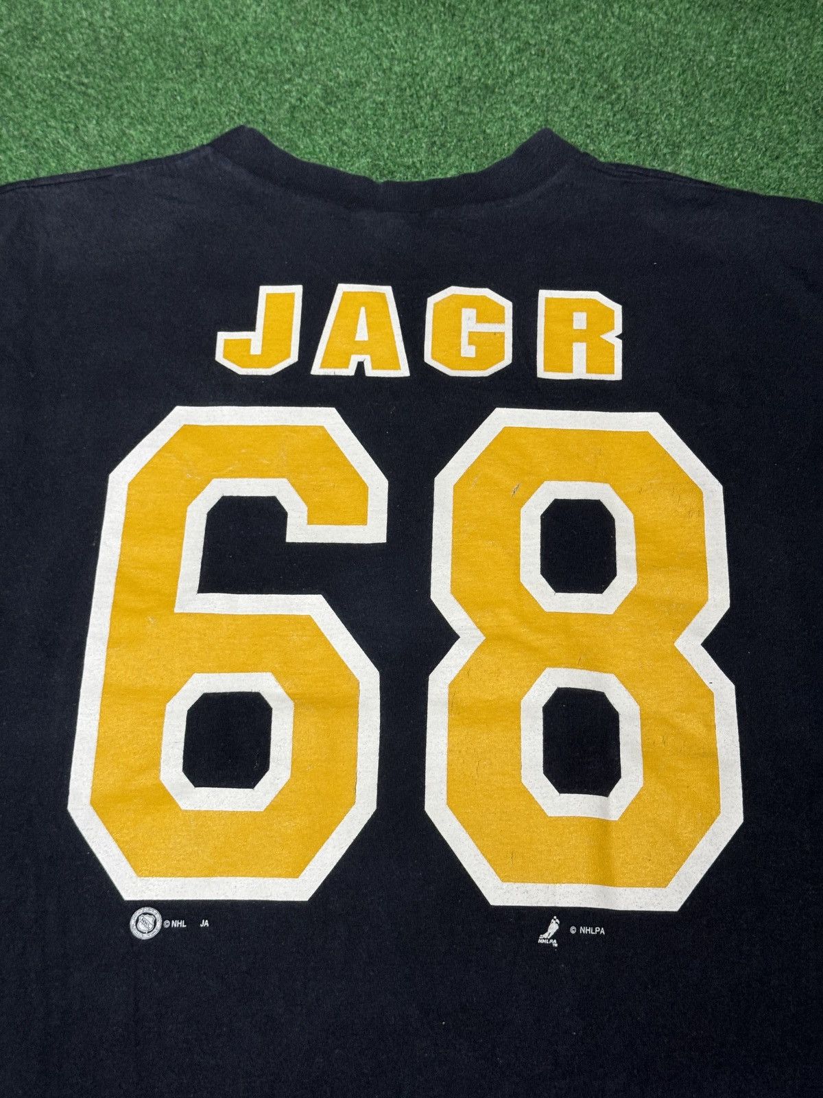NHL Pittsburgh Penguins Jagr 90s NHL L/XL 22x29 T Shirt Jersey Size US XL / EU 56 / 4 - 6 Thumbnail