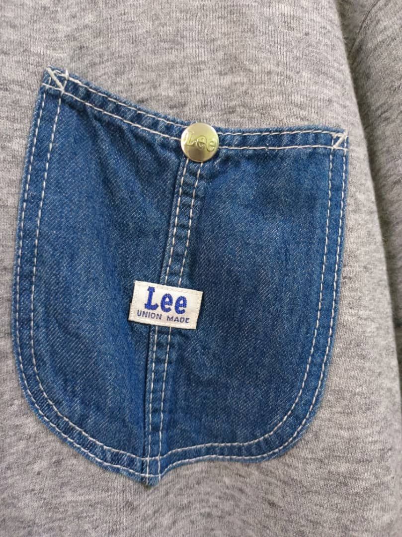 Lee Vintage Lee Union Made Pocket Denim Rayon Hoodie Size US M / EU 48-50 / 2 - 4 Thumbnail